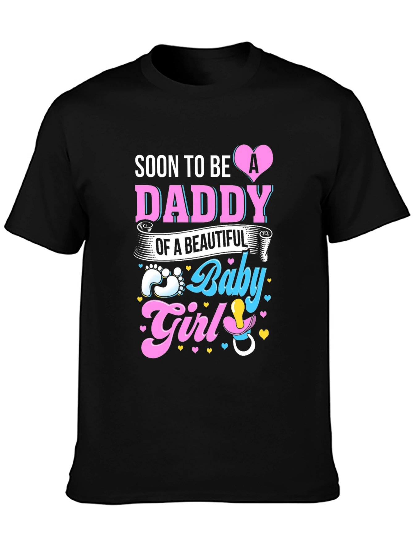 Soon To Be Daddy Baby Girl T-Shirt