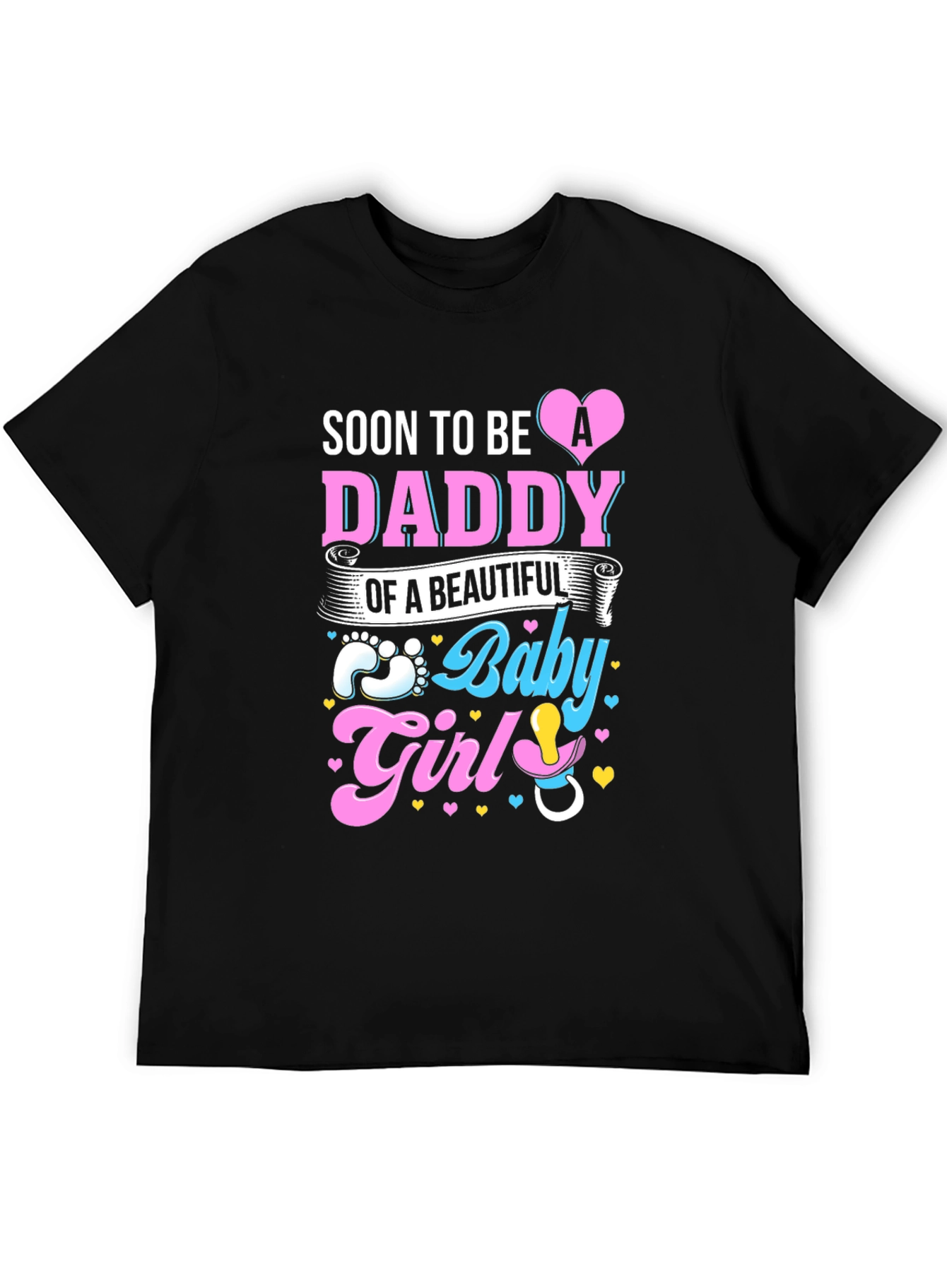 Soon To Be Daddy Baby Girl T-Shirt