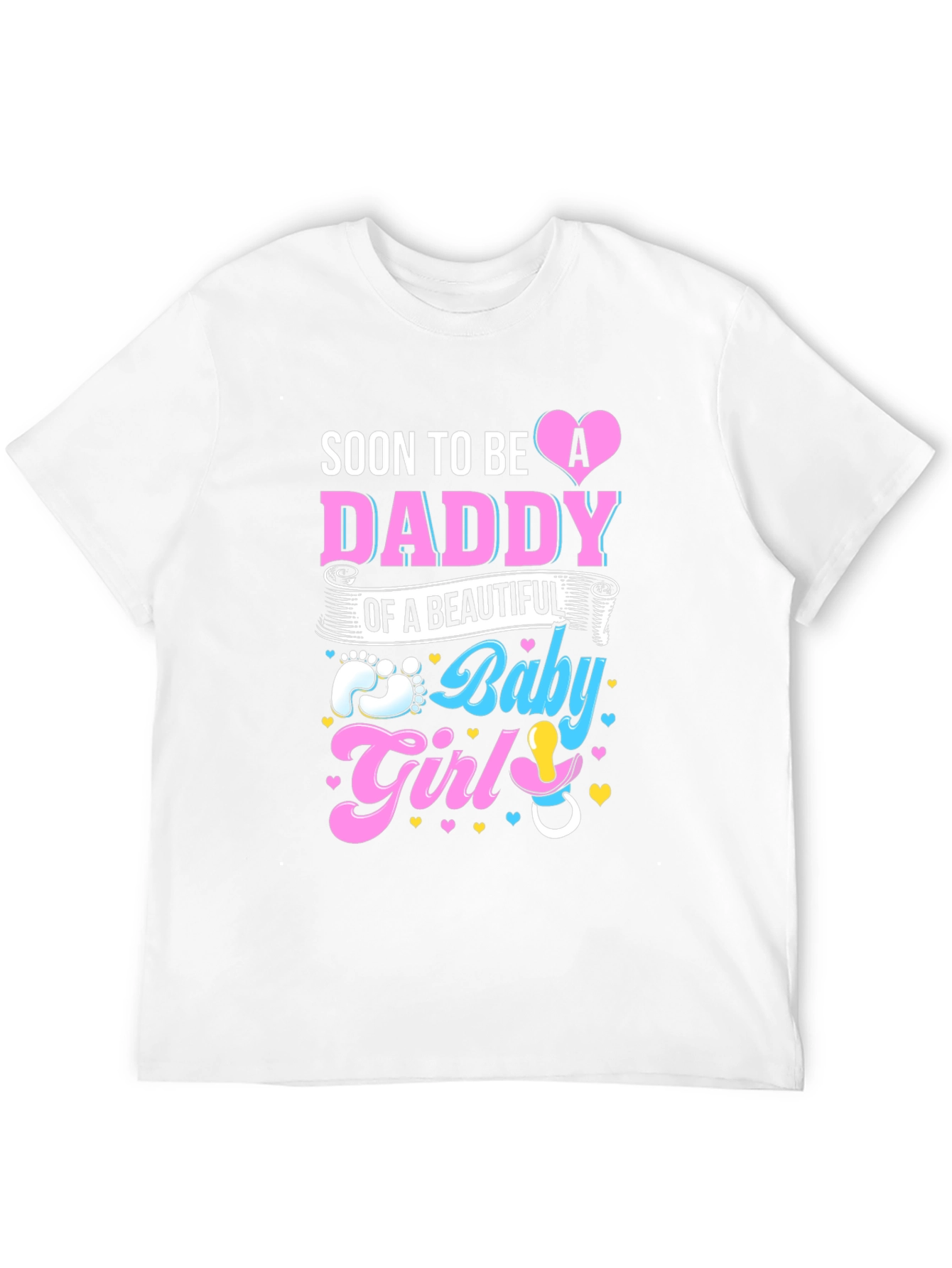 Soon To Be Daddy Baby Girl T-Shirt
