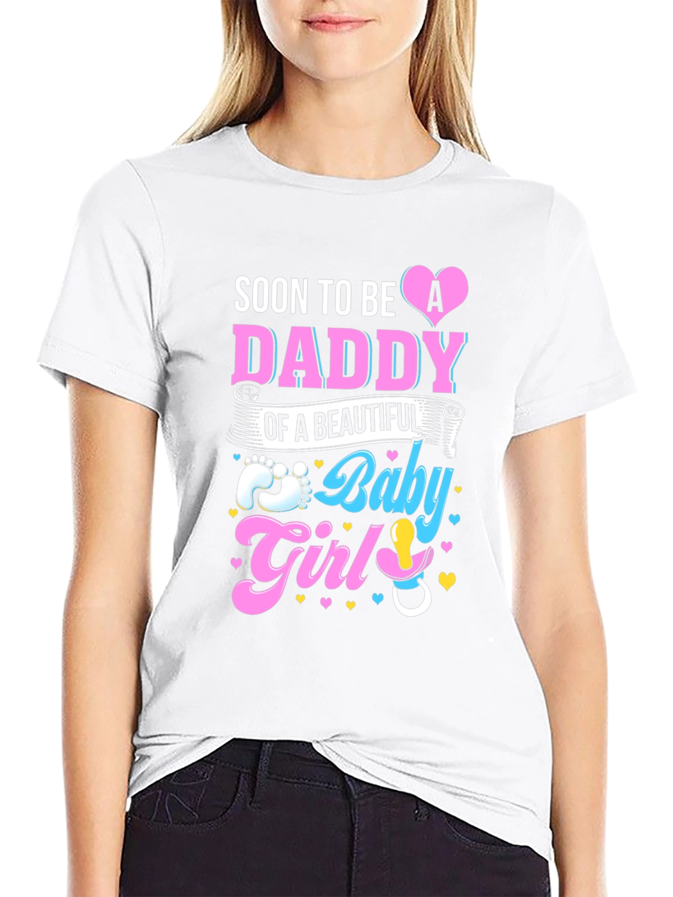 Soon To Be Daddy Baby Girl T-Shirt