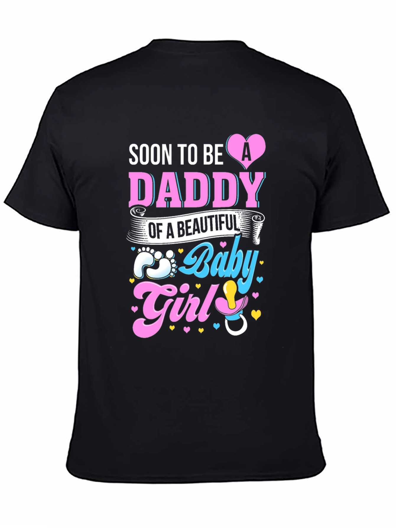 Soon To Be Daddy Baby Girl T-Shirt