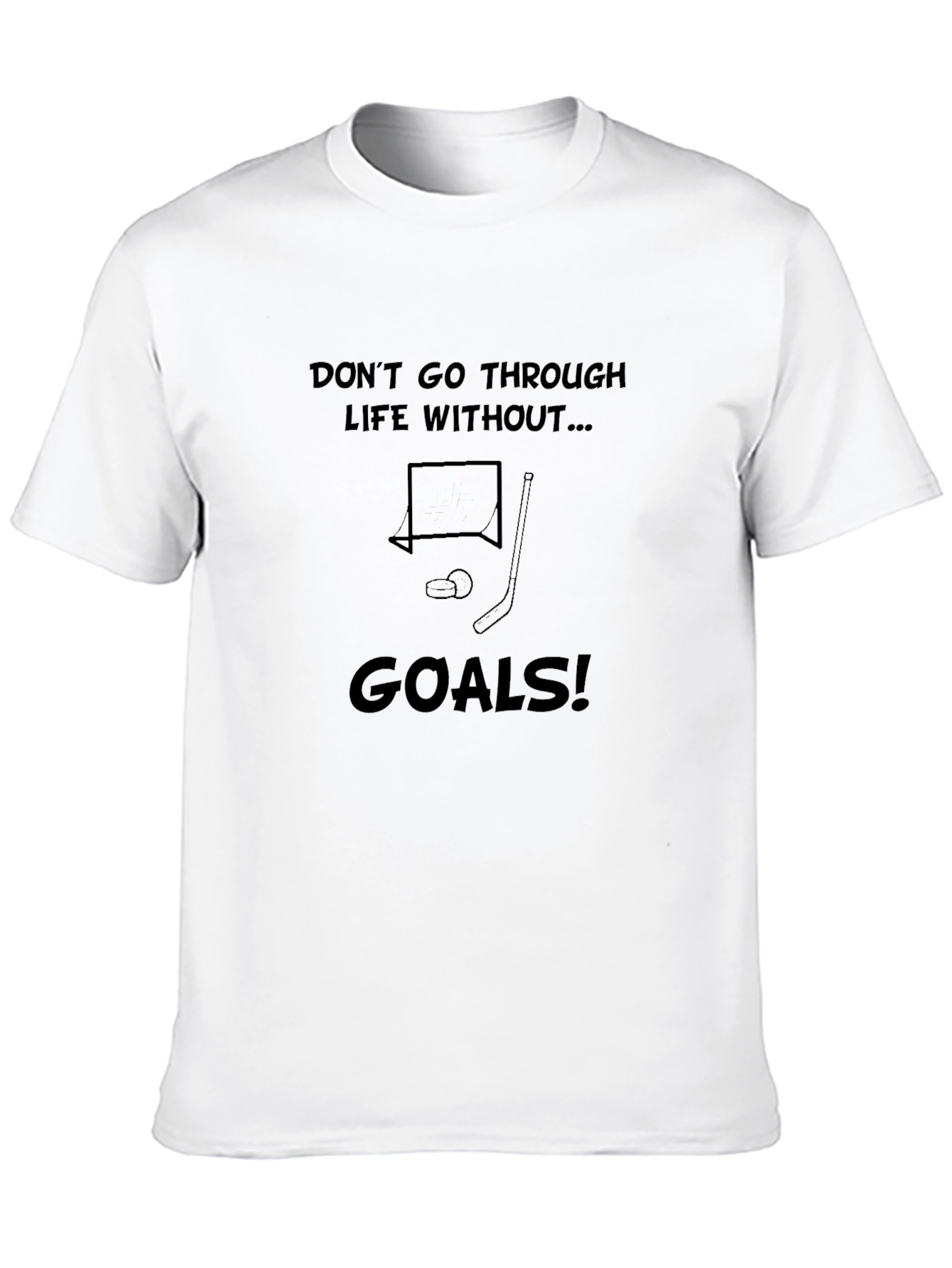 Hockey Goals T-Shirt - Achieve Your Dreams