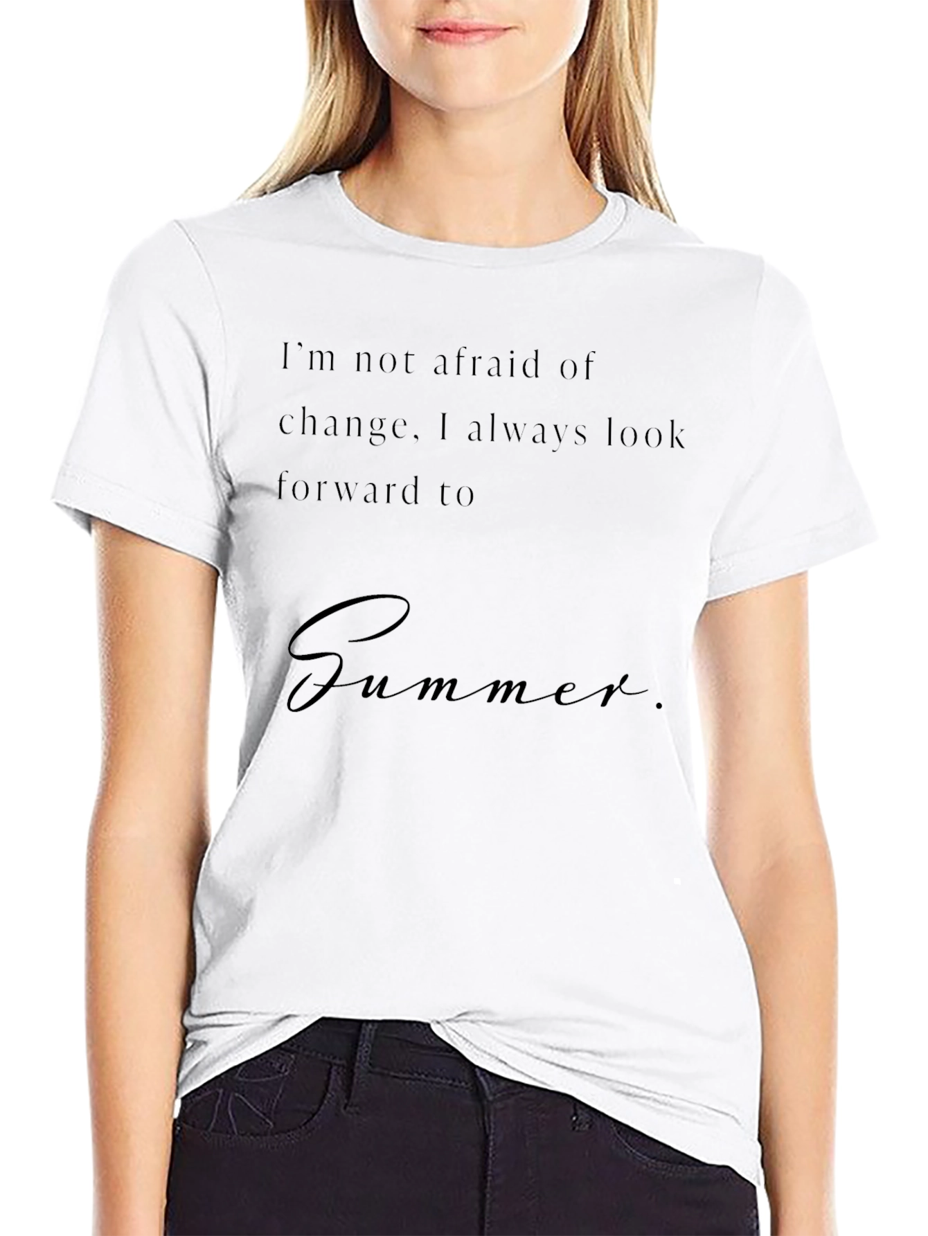 Summer T-Shirt - Trendy Quote Tee