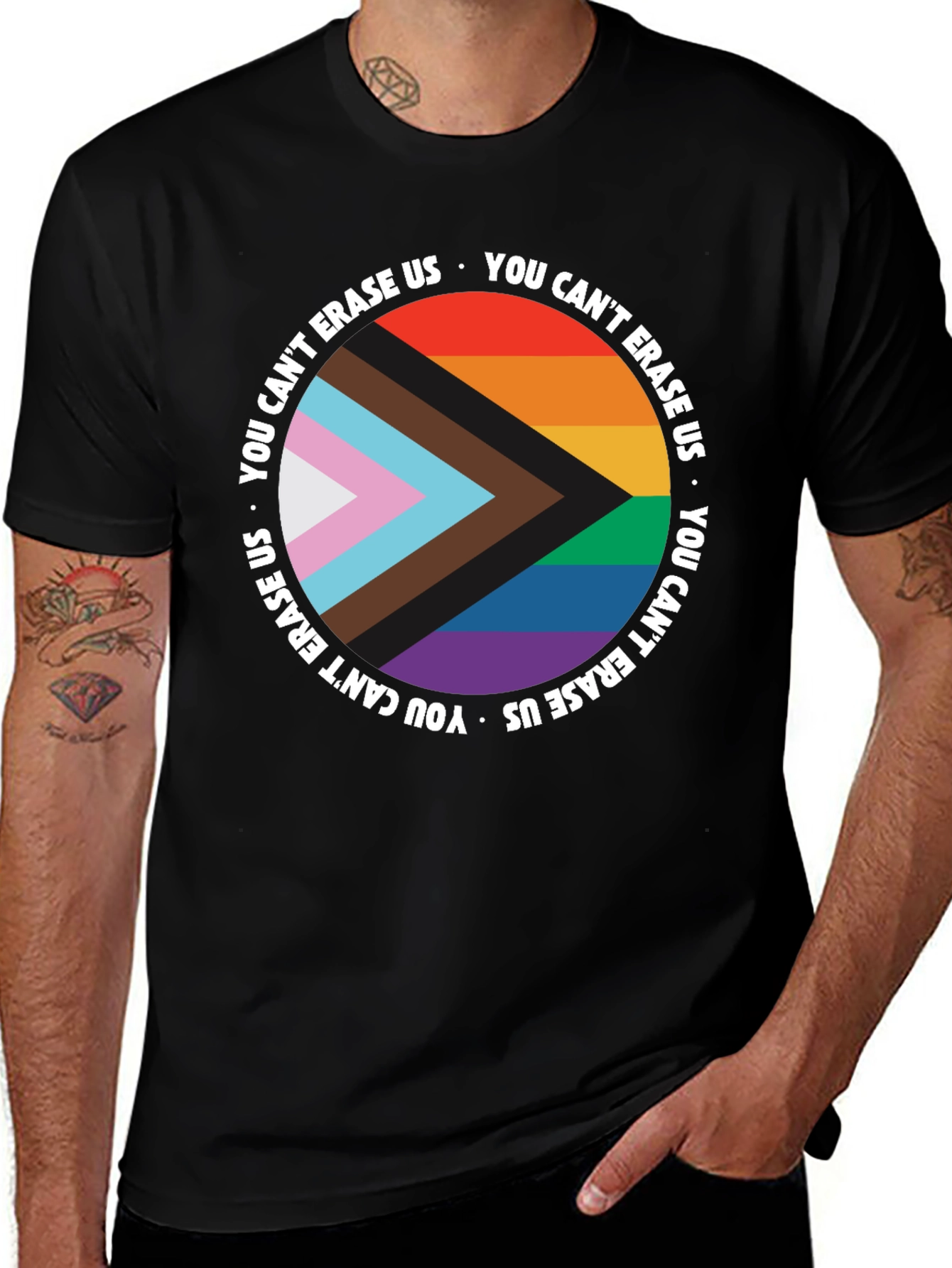 Pride Equality T-Shirt - You Cant Erase Us Tee