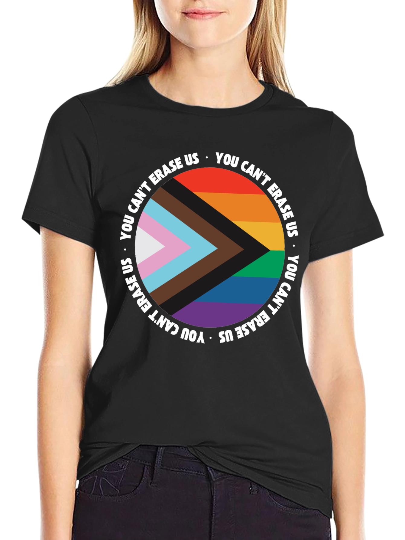 Pride Equality T-Shirt - You Cant Erase Us Tee