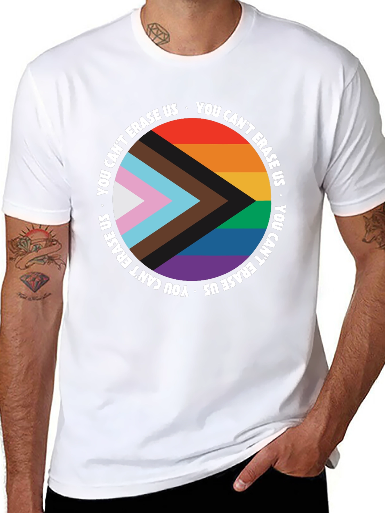 Pride Equality T-Shirt - You Cant Erase Us Tee