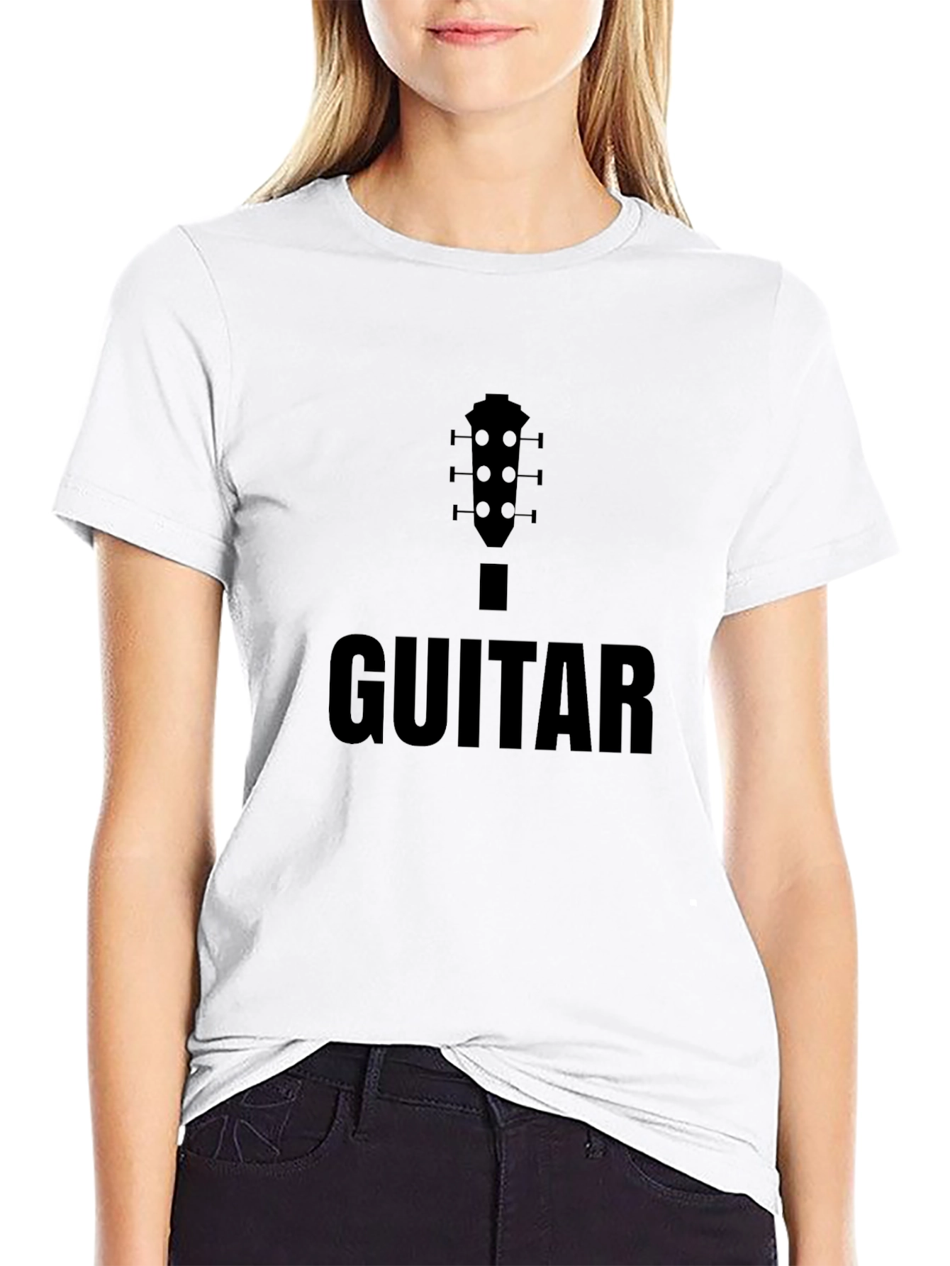 Guitar Headstock T-Shirt - Musicians Apparel