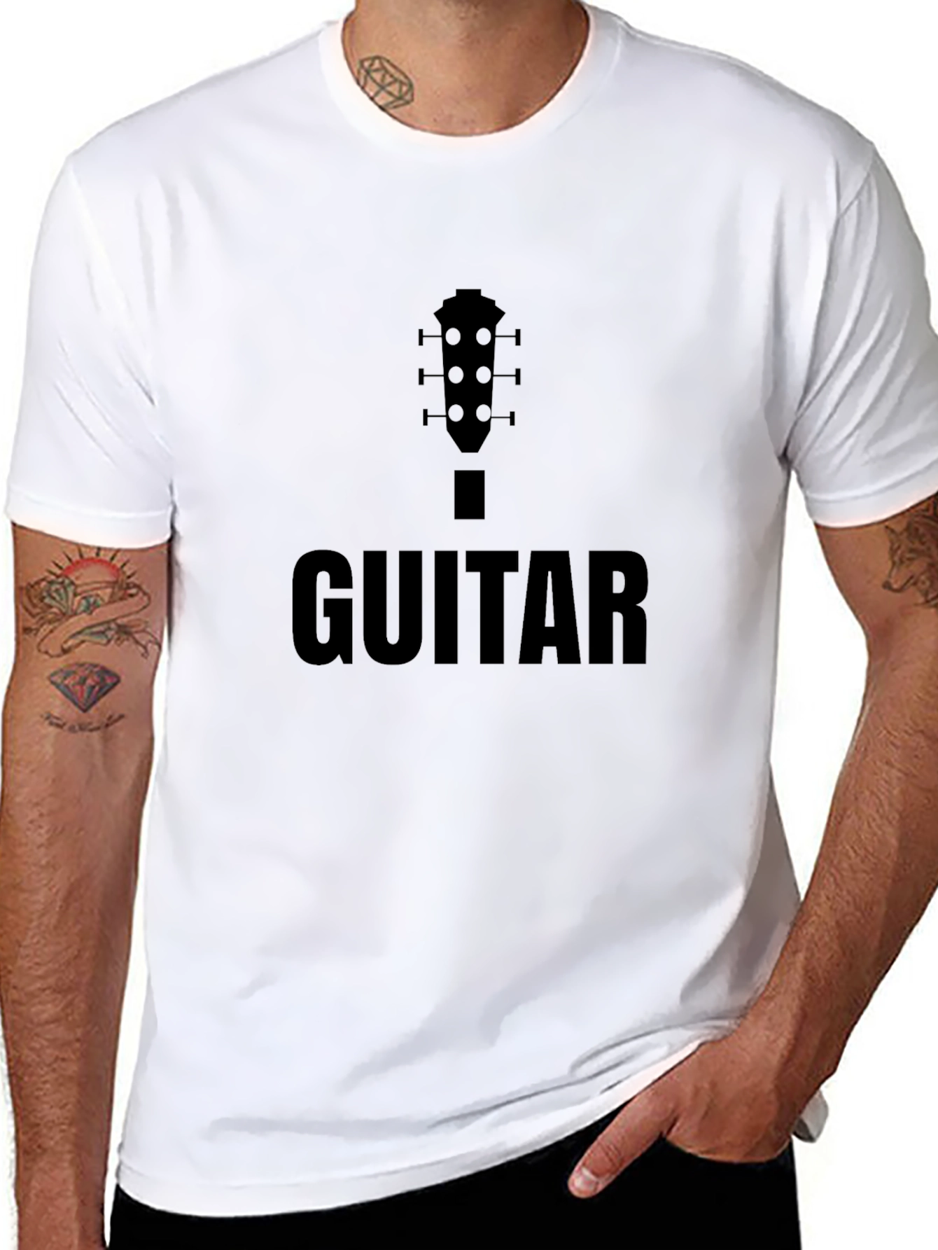 Guitar Headstock T-Shirt - Musicians Apparel