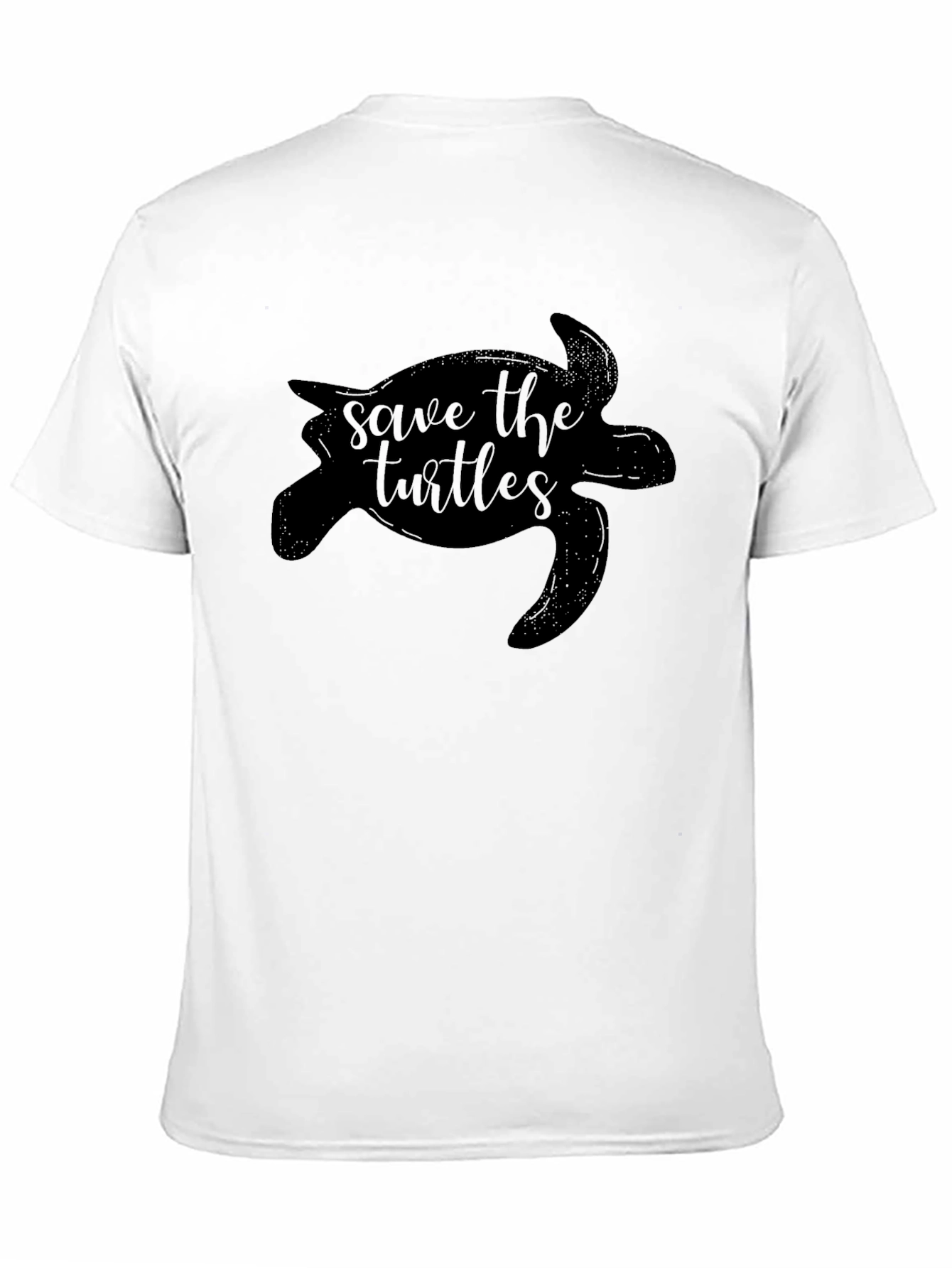 Save the Turtles Graphic Tee - Black