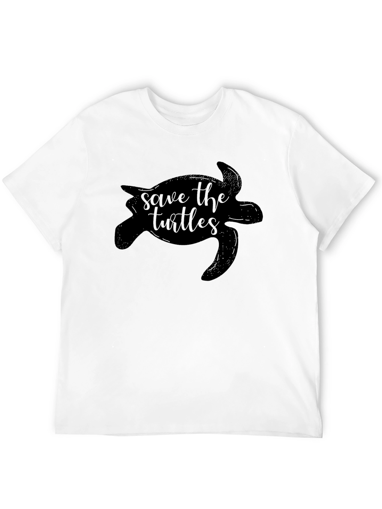 Save the Turtles Graphic Tee - Black
