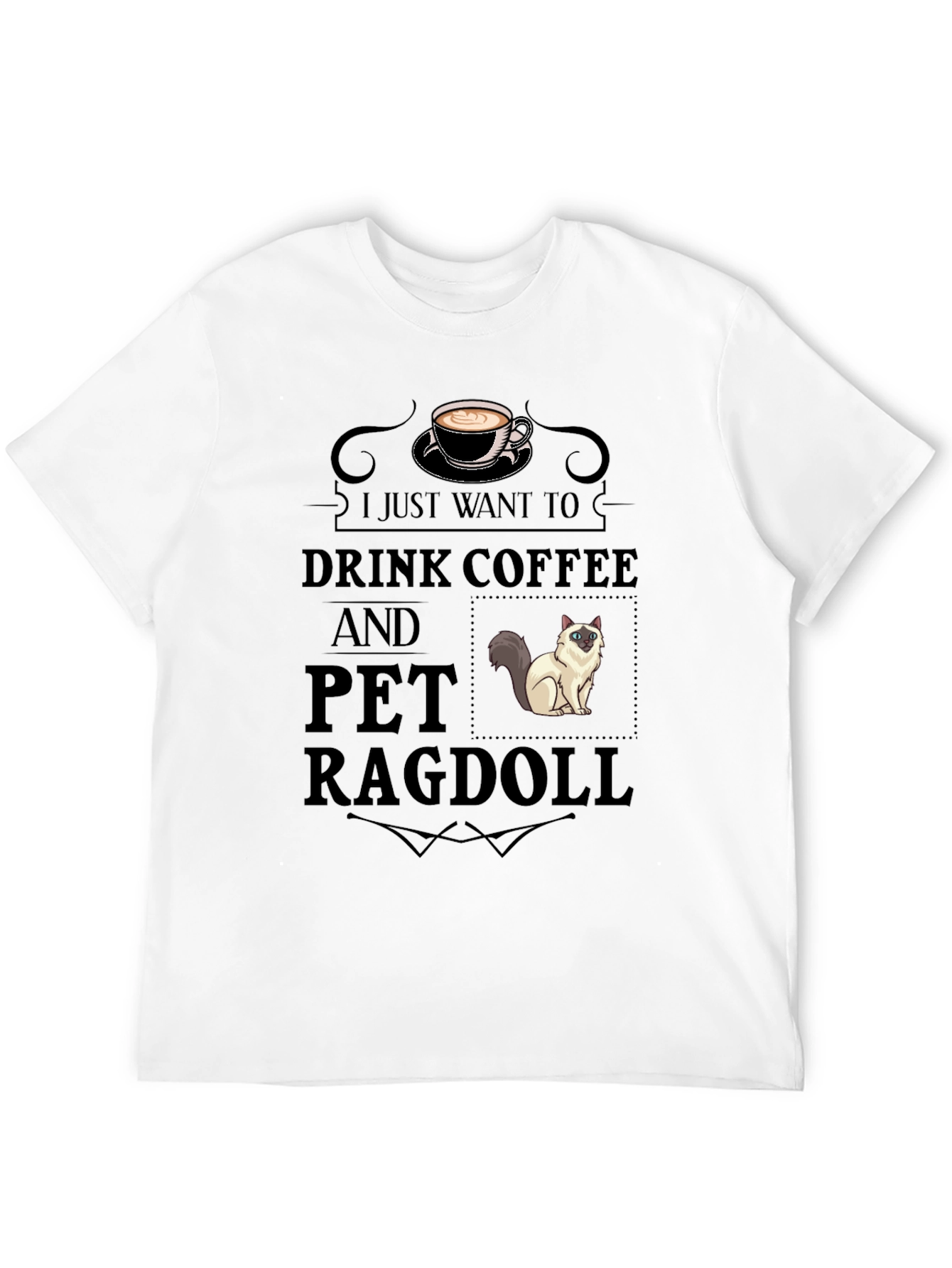 Coffee and Ragdoll T-Shirt