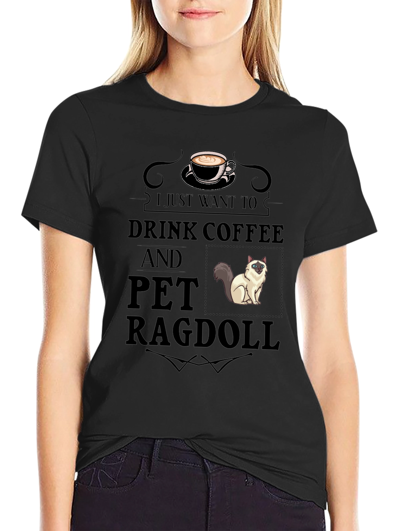 Coffee and Ragdoll T-Shirt