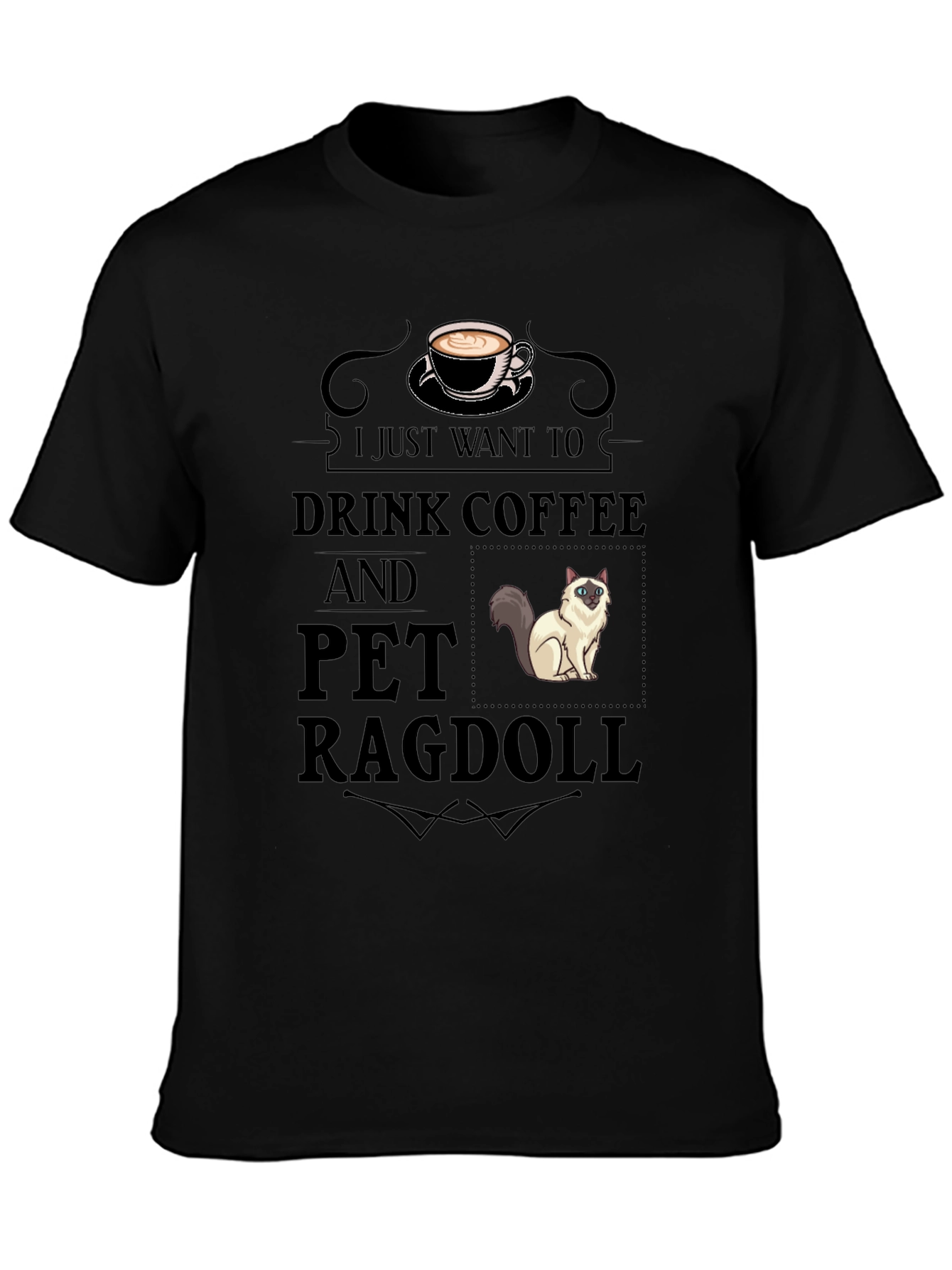 Coffee and Ragdoll T-Shirt