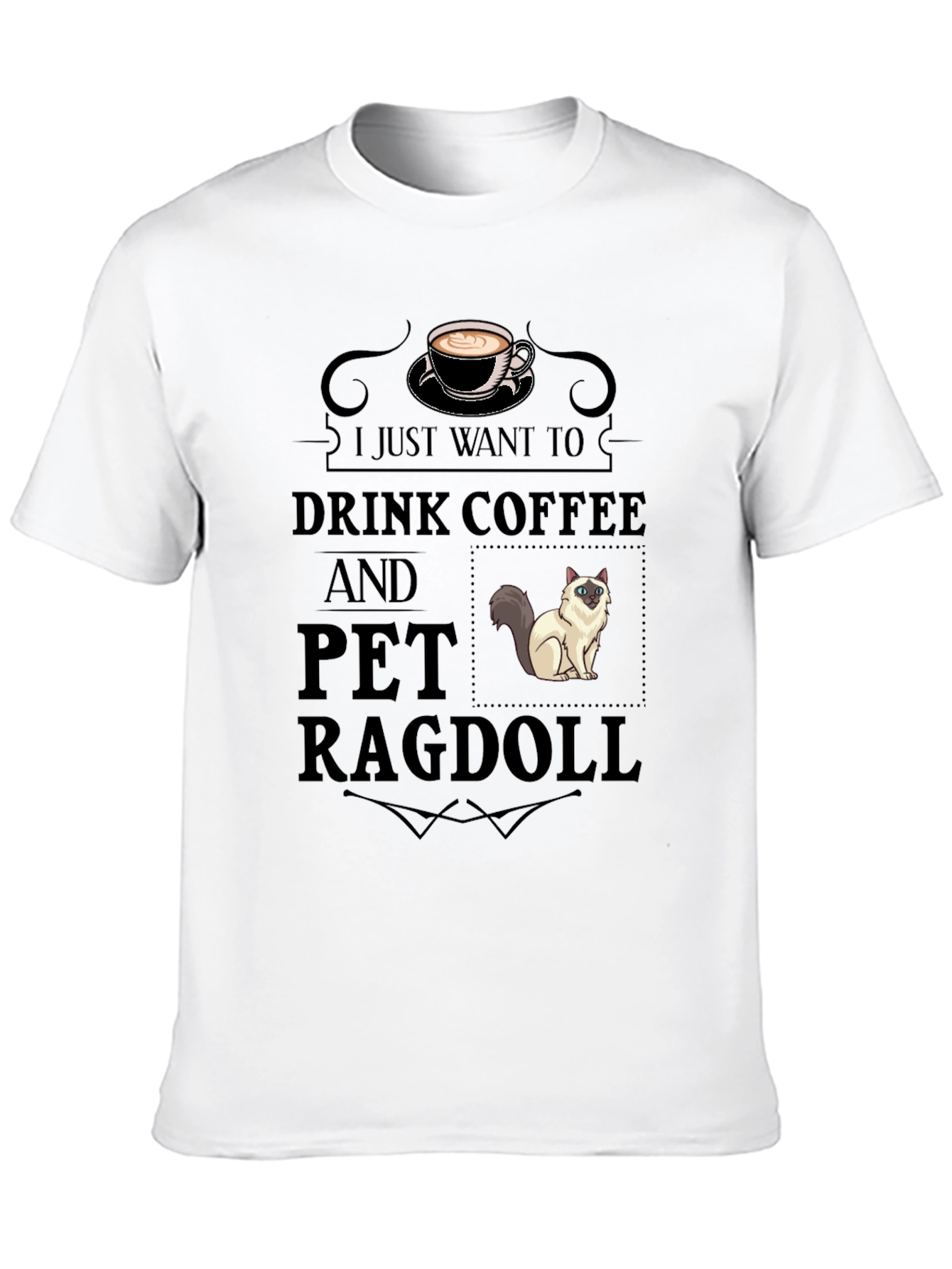 Coffee and Ragdoll T-Shirt