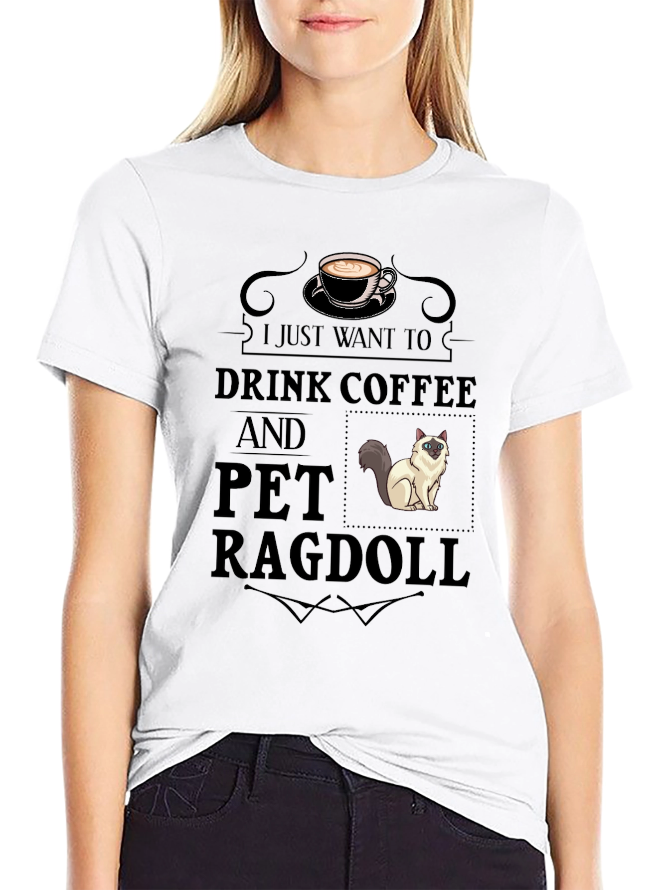 Coffee and Ragdoll T-Shirt