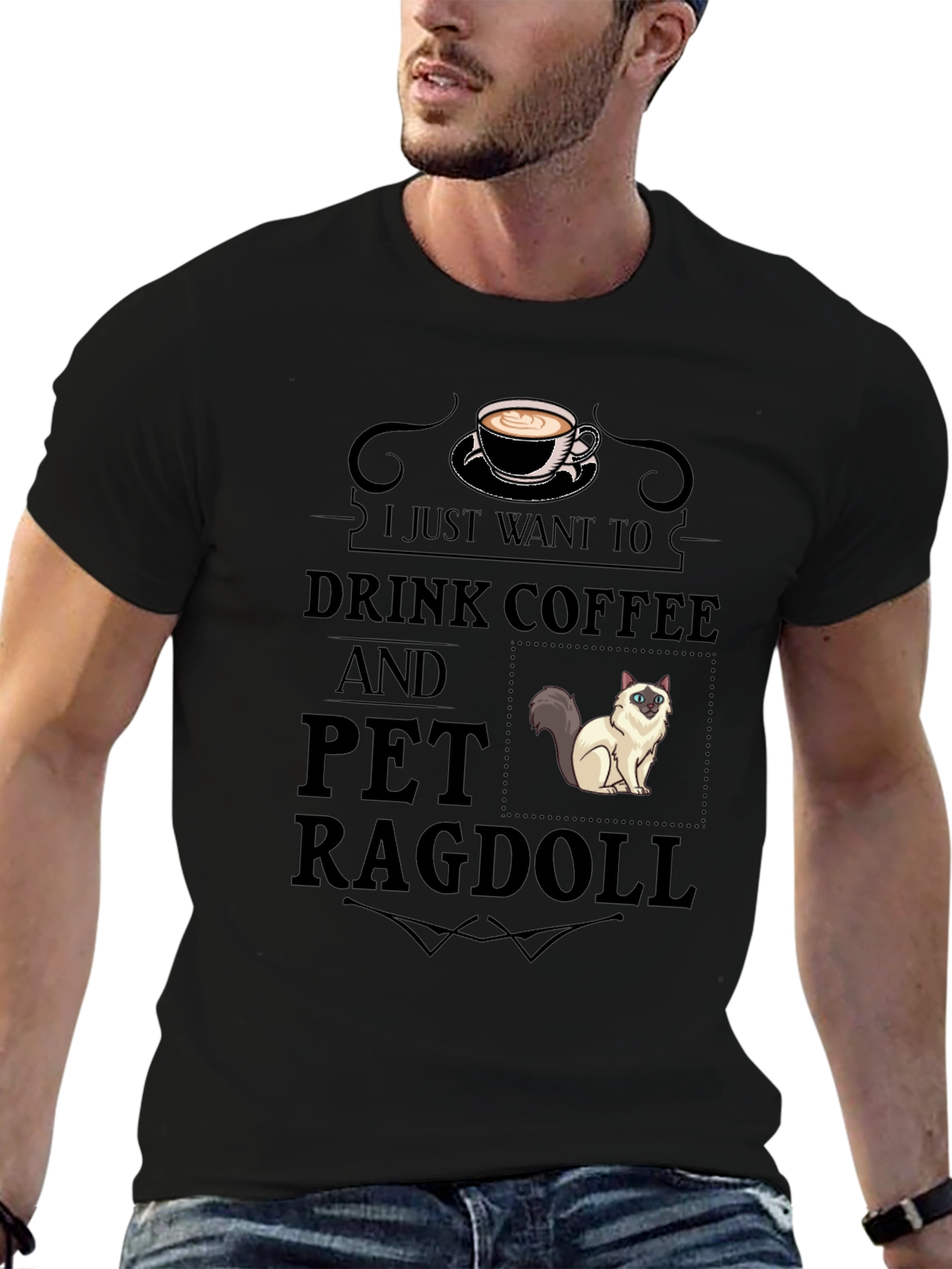 Coffee and Ragdoll T-Shirt