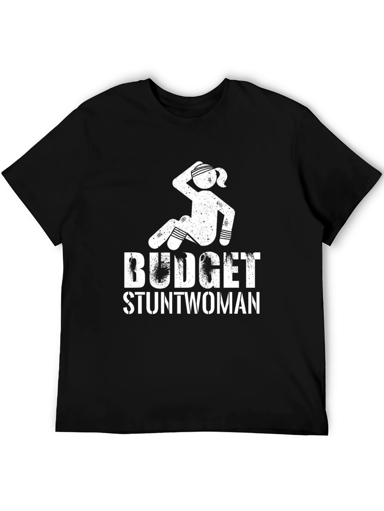 Budget Stuntwoman Graphic Tee - Black