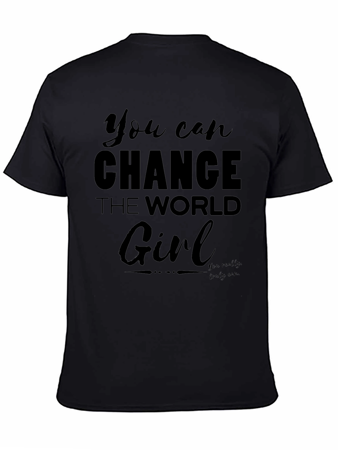 Empowering Slogan T-Shirt - Change the World