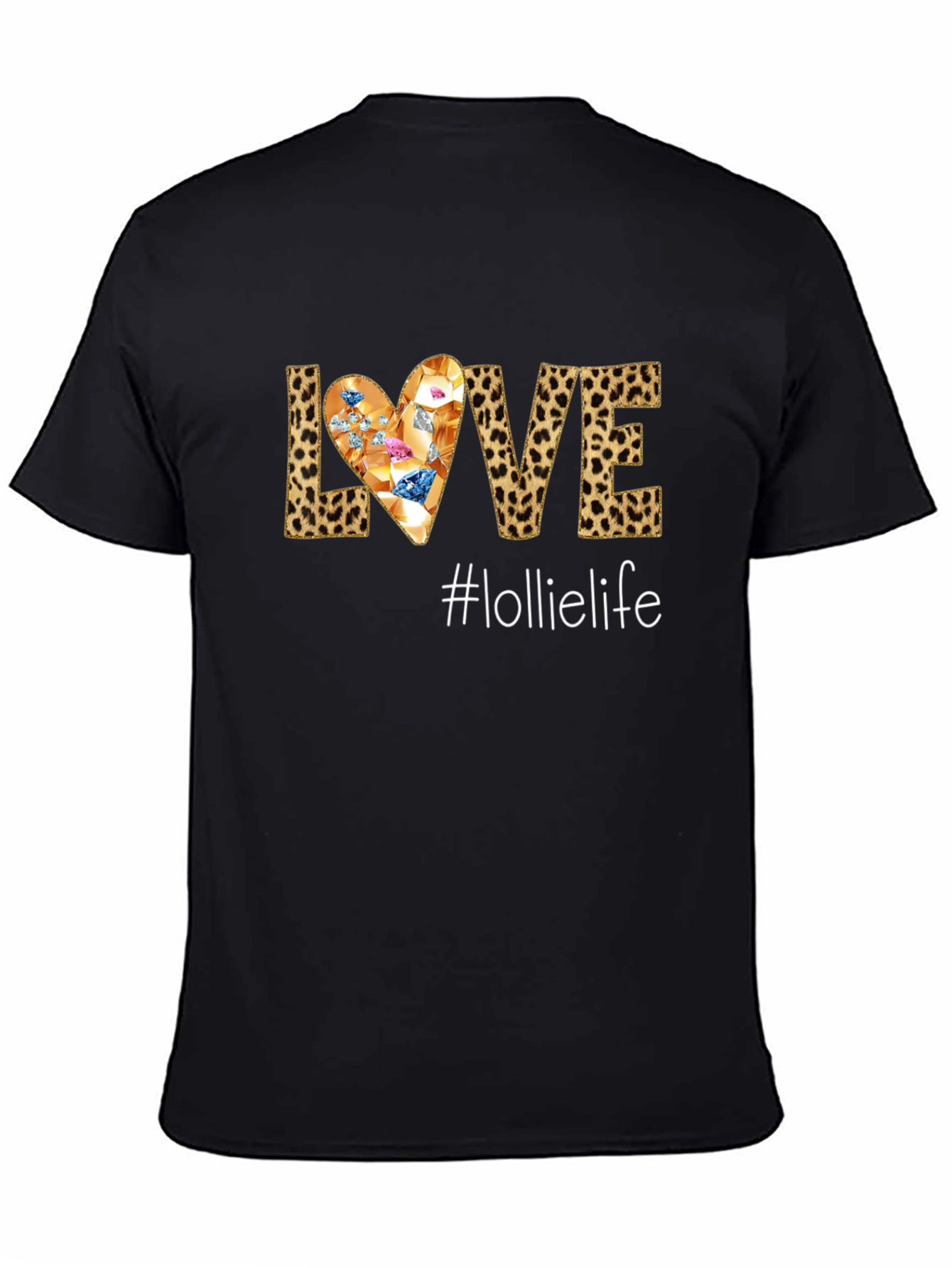 Love #lolielife T-Shirt - Leopard Print