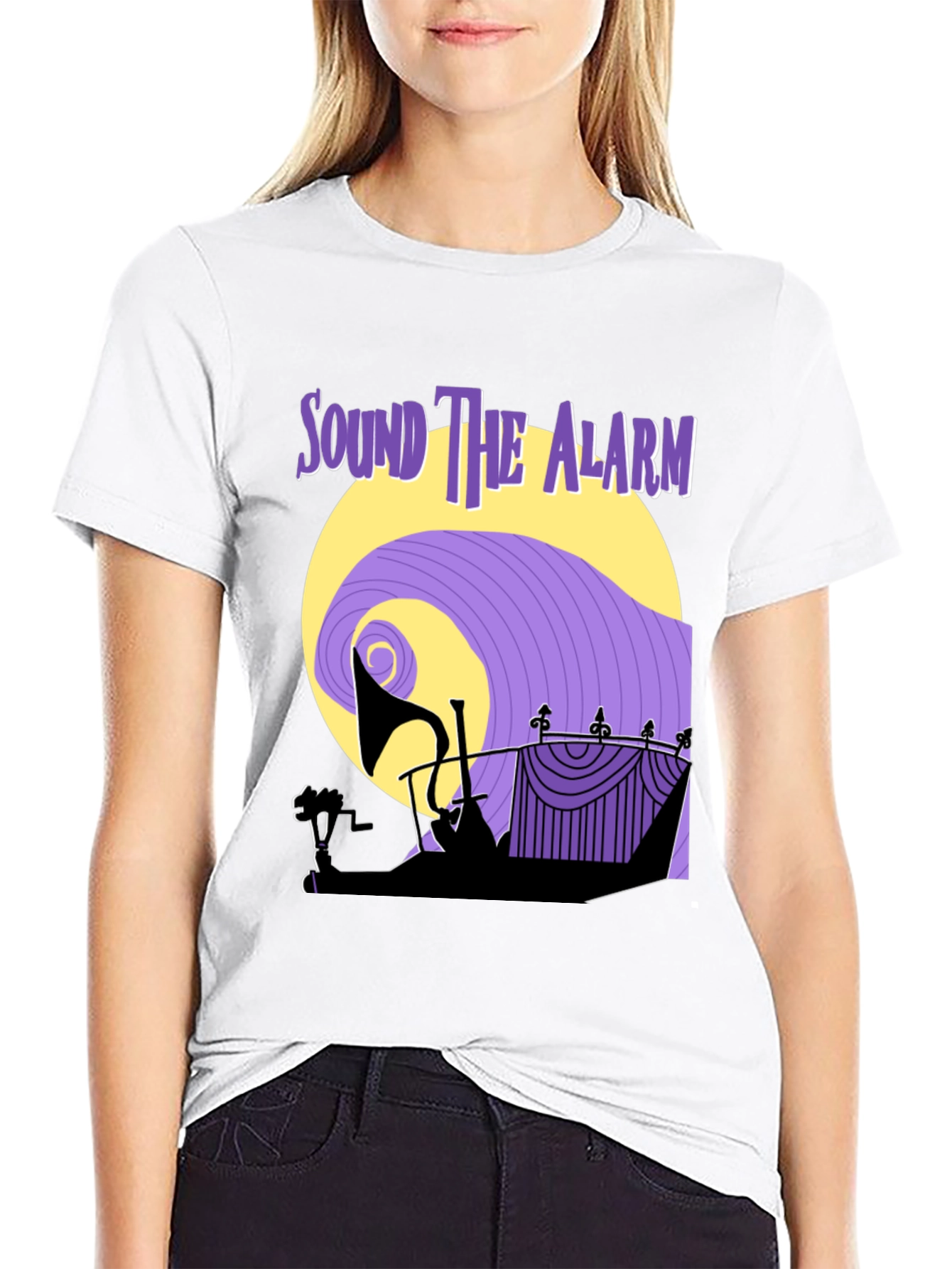 Sound the Alarm Graphic Tee - Halloween Inspired