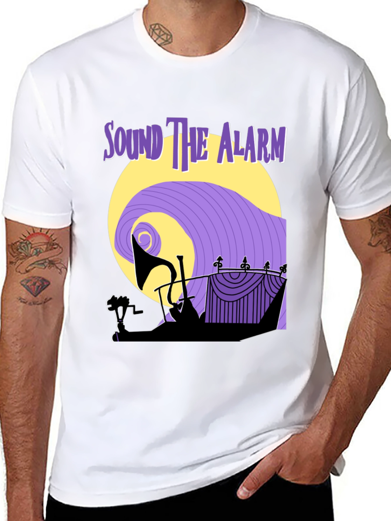 Sound the Alarm Graphic Tee - Halloween Inspired