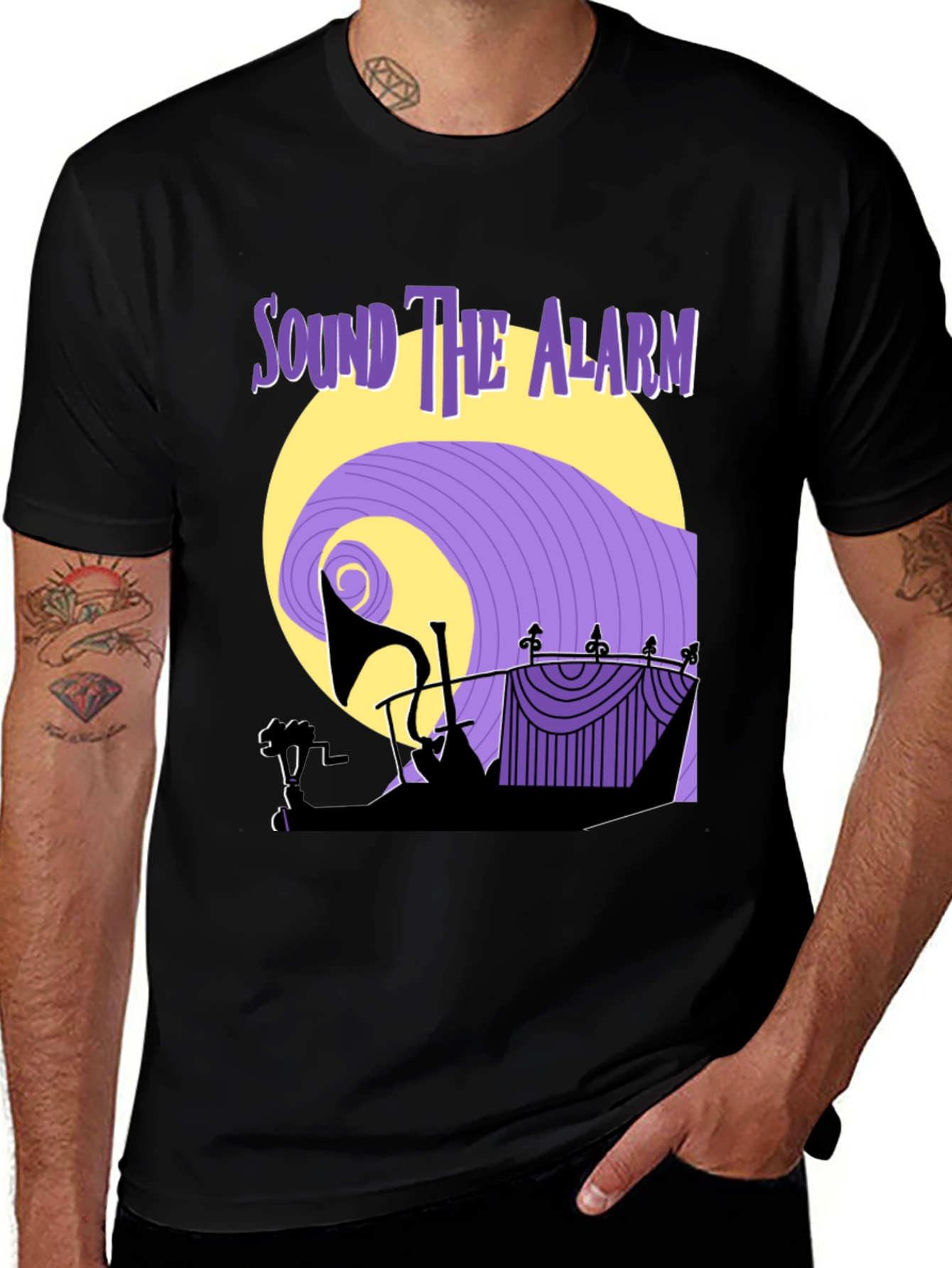Sound the Alarm Graphic Tee - Halloween Inspired