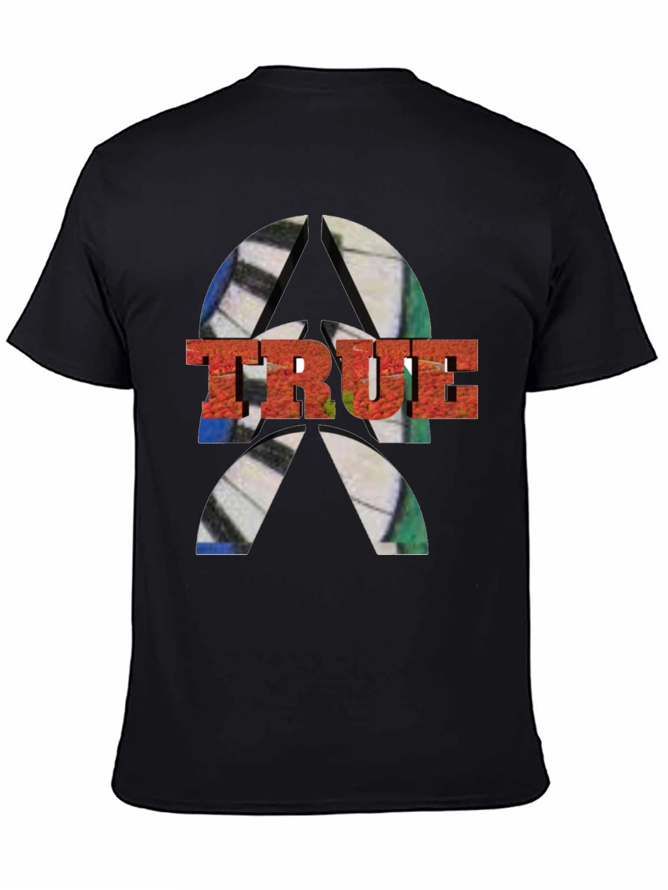 Mens TRUE Graphic Tee - Abstract Design