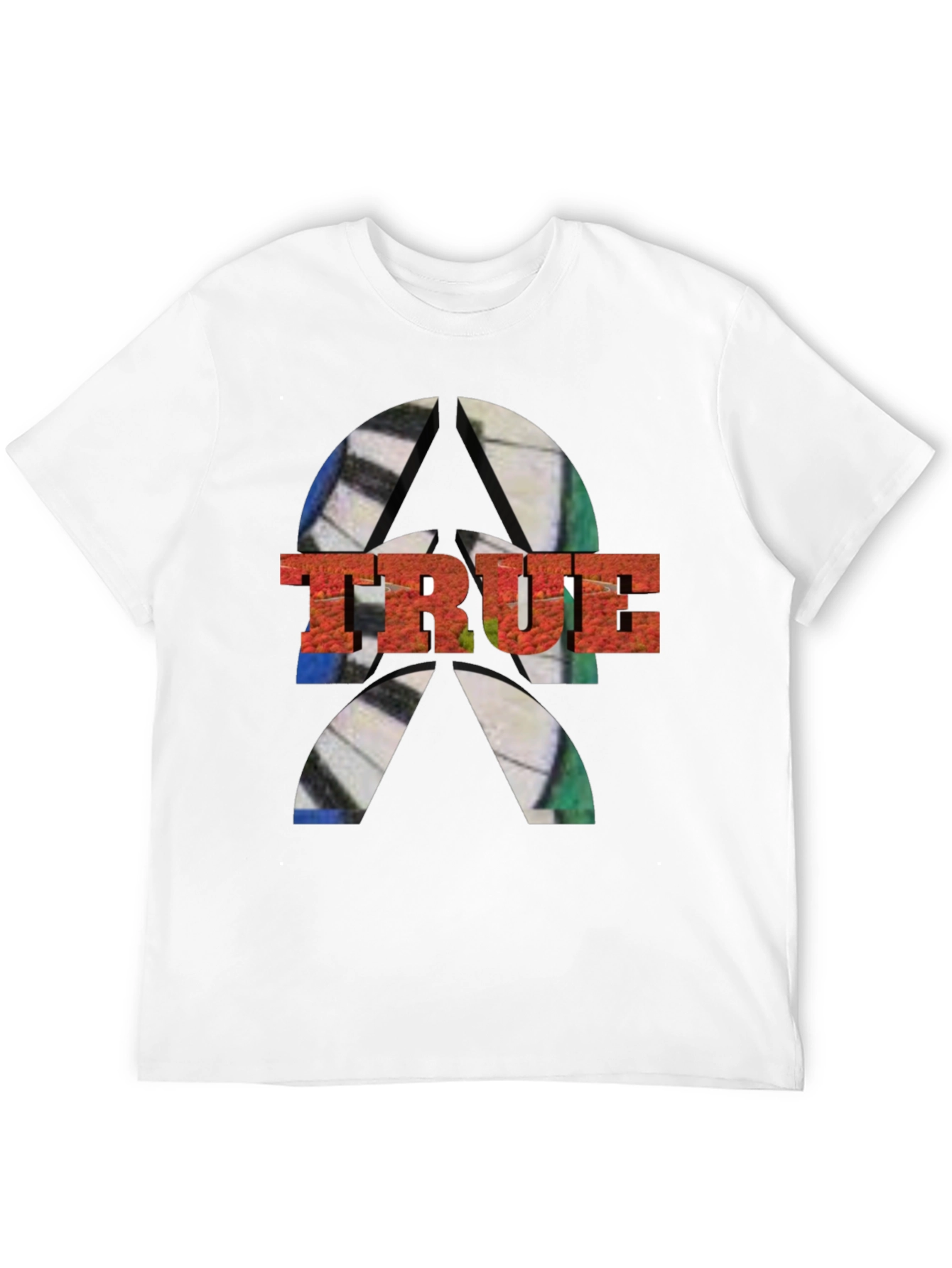 Mens TRUE Graphic Tee - Abstract Design