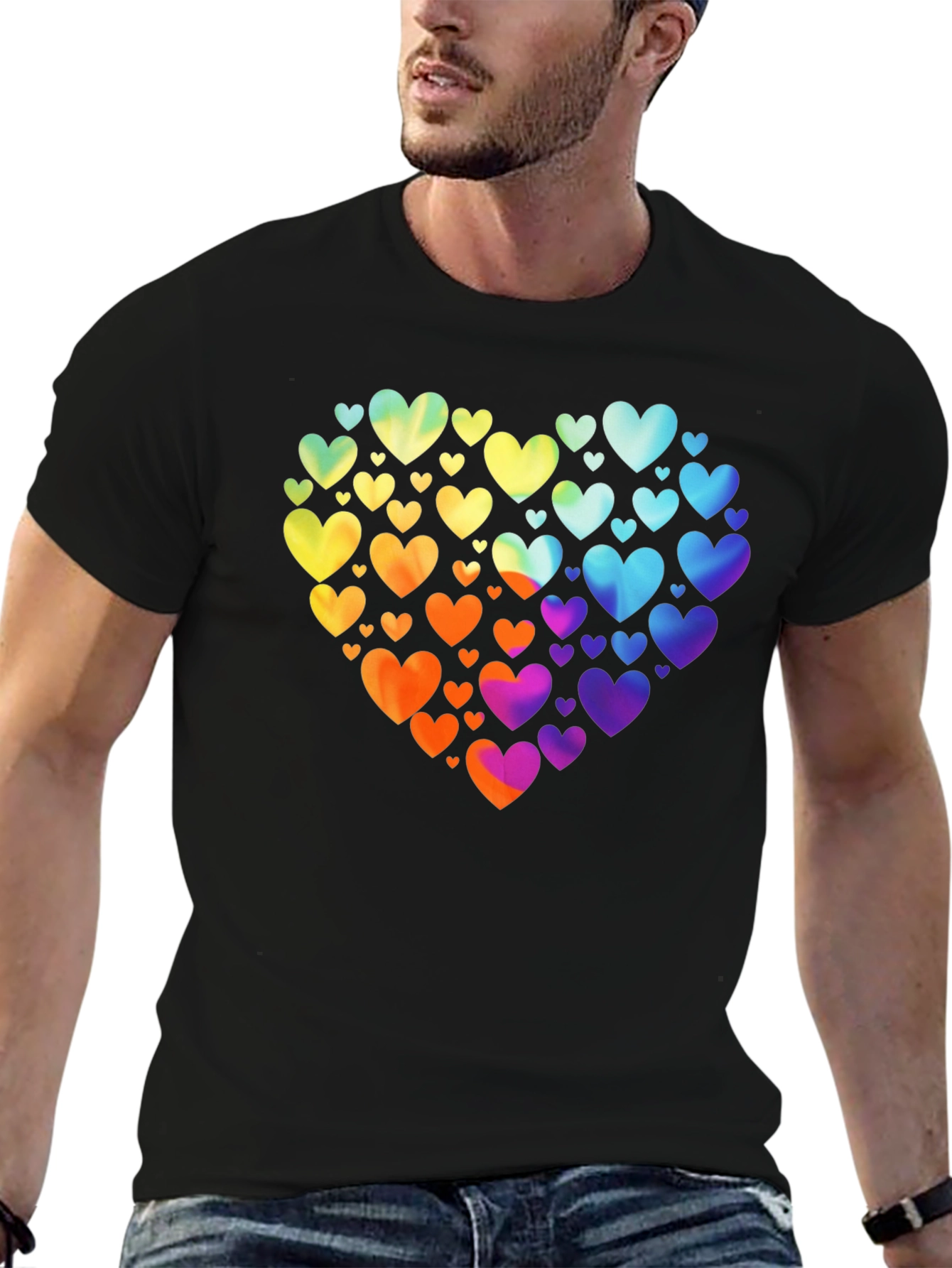 Rainbow Heart T-Shirt - Love & Pride