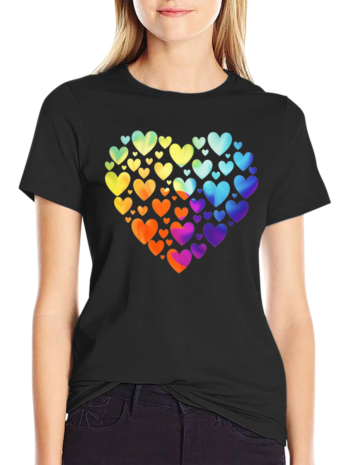 Rainbow Heart T-Shirt - Love & Pride