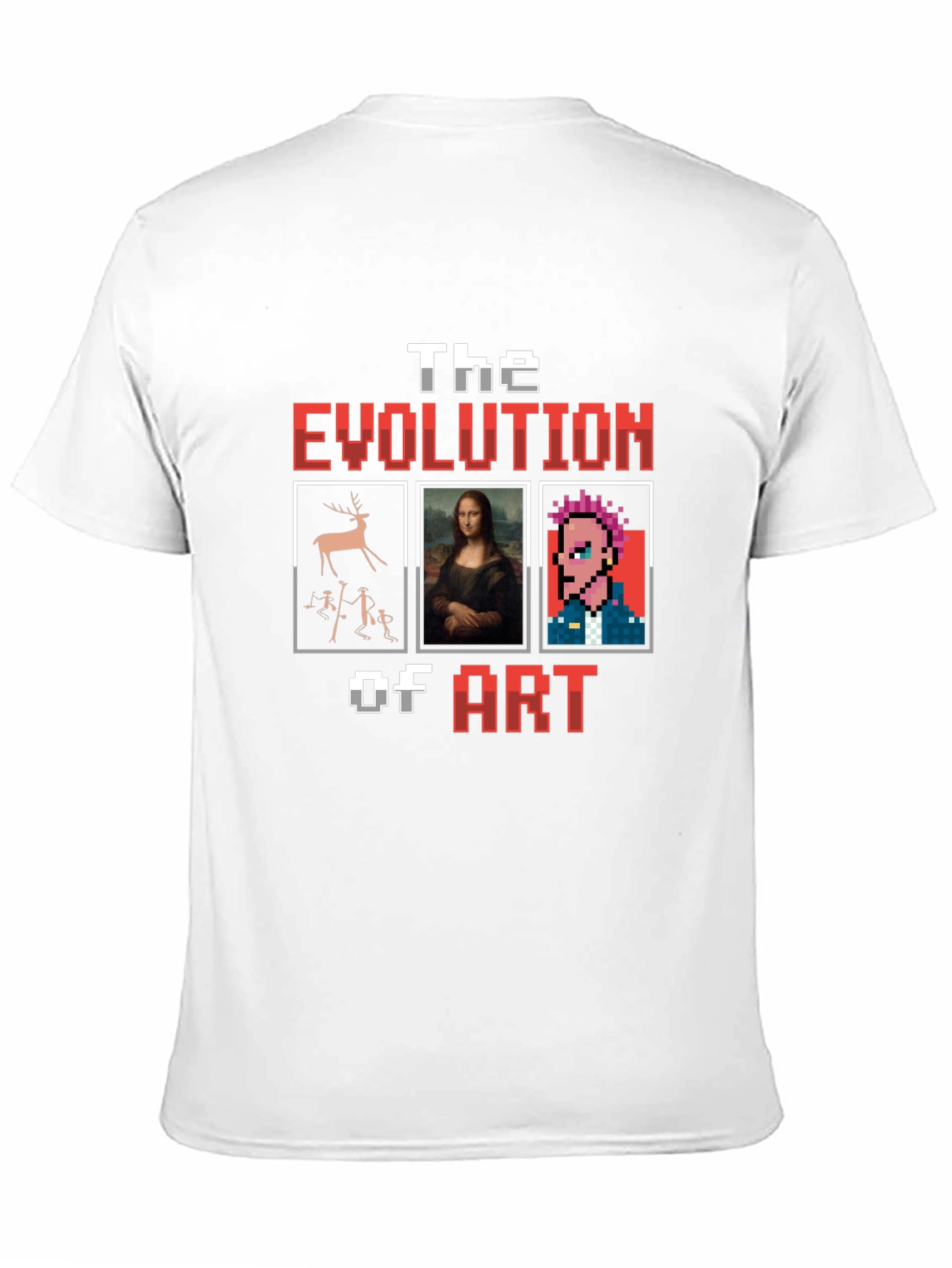 Evolution of Art Black Graphic Tee