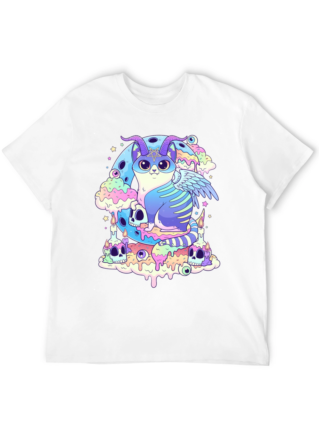 Gothic Devil Cat T-Shirt