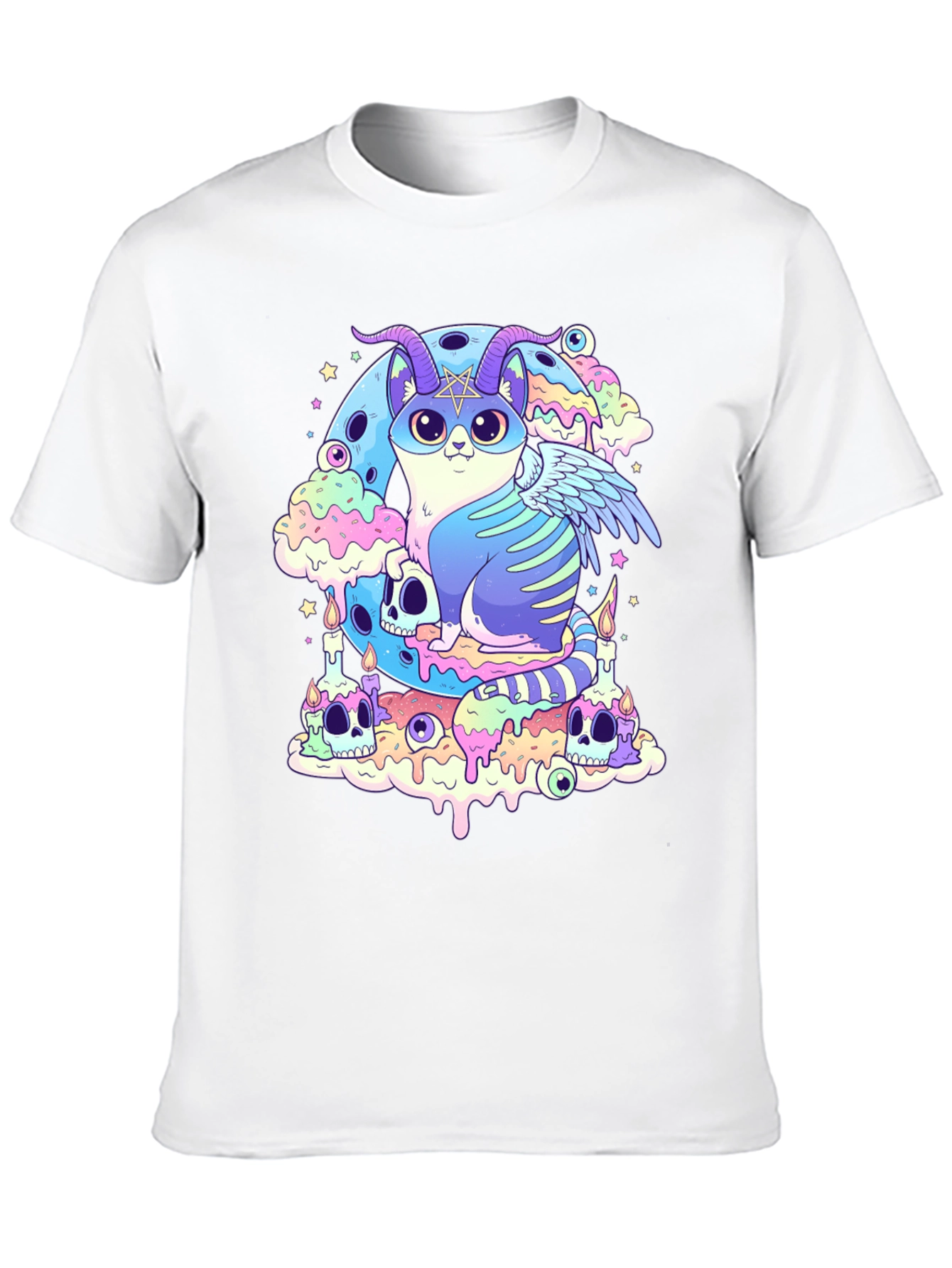 Gothic Devil Cat T-Shirt