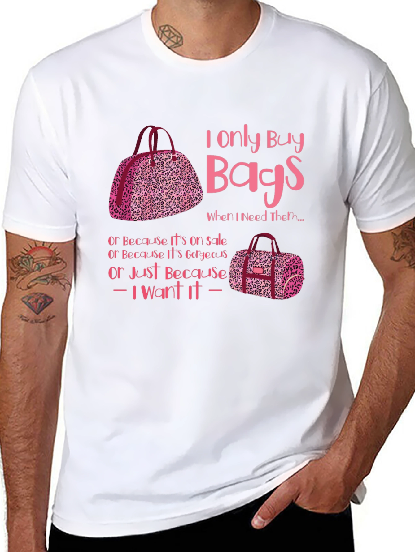 I Only Buy Bags Graphic Tee