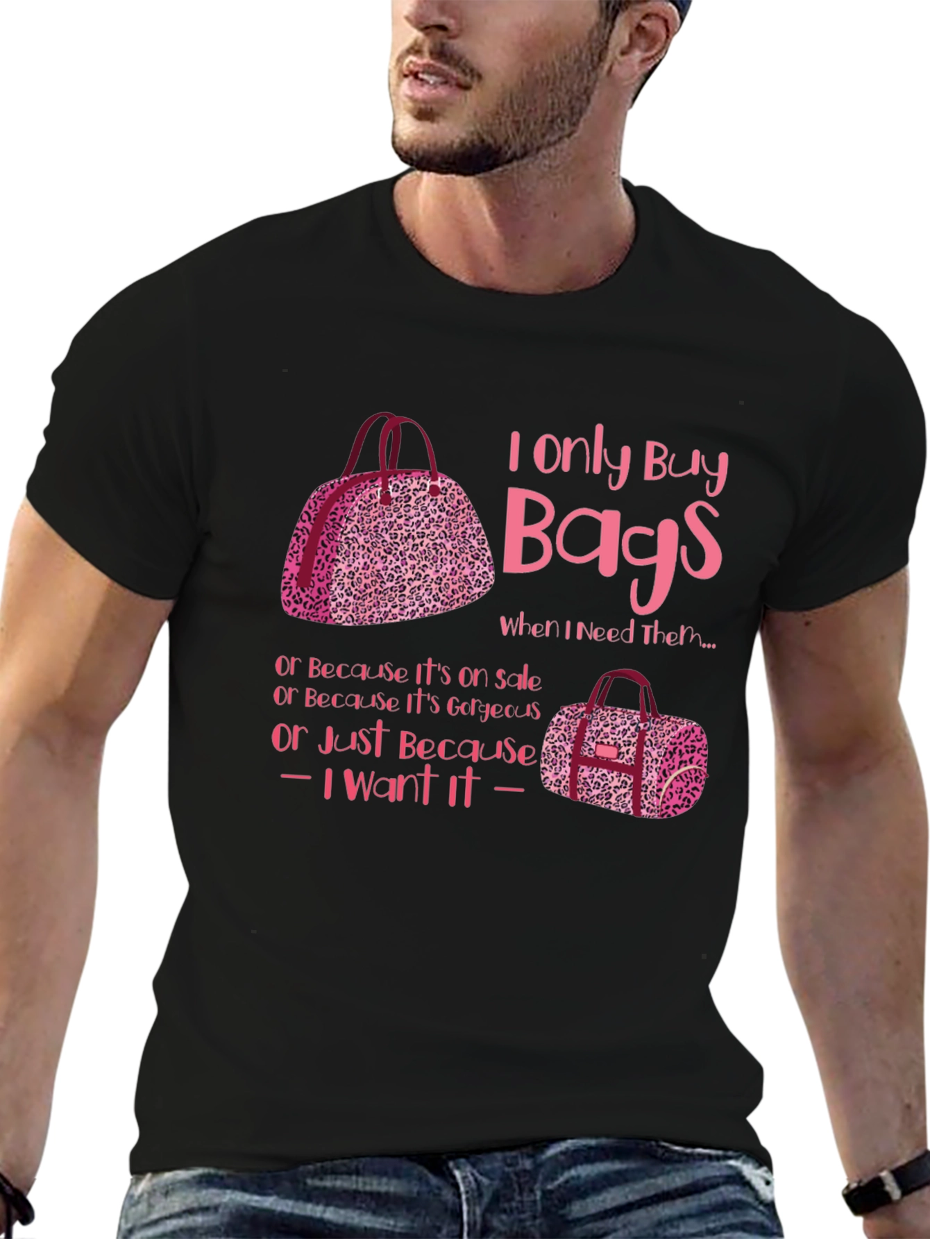 I Only Buy Bags Graphic Tee