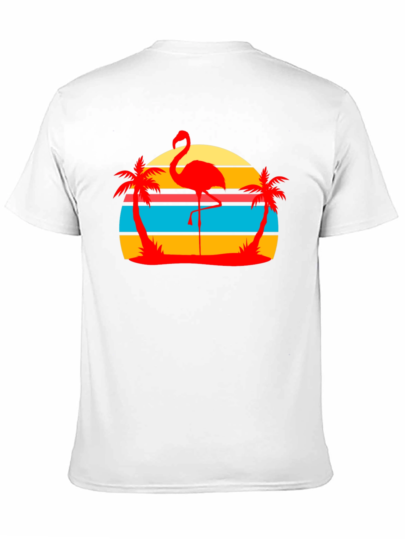 Tropical Flamingo Graphic T-Shirt