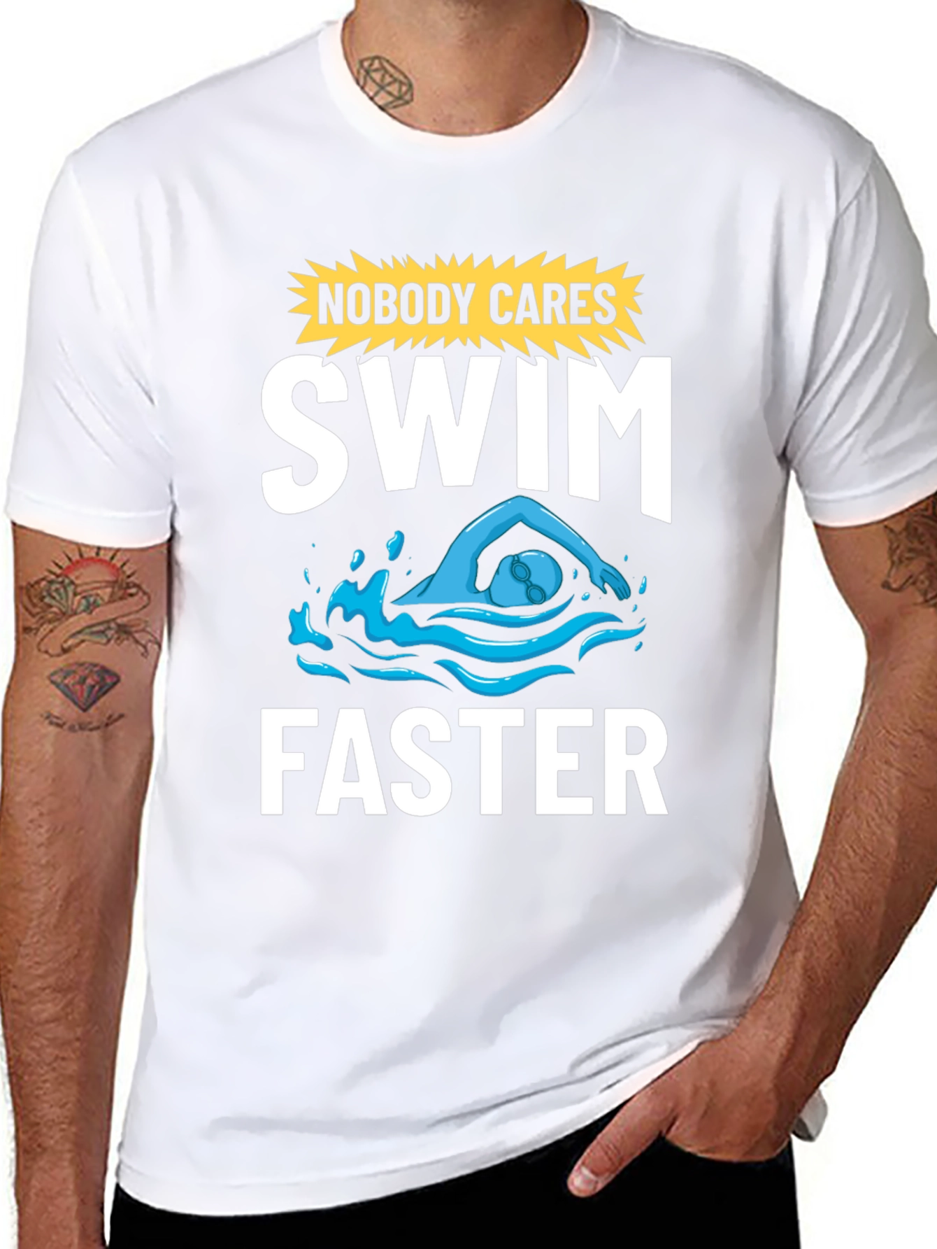 Swim Faster Graphic T-Shirt