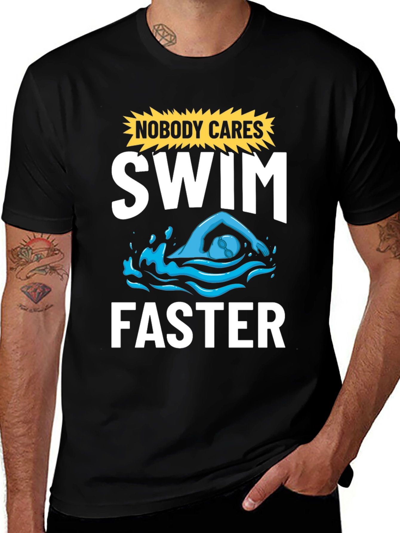 Swim Faster Graphic T-Shirt