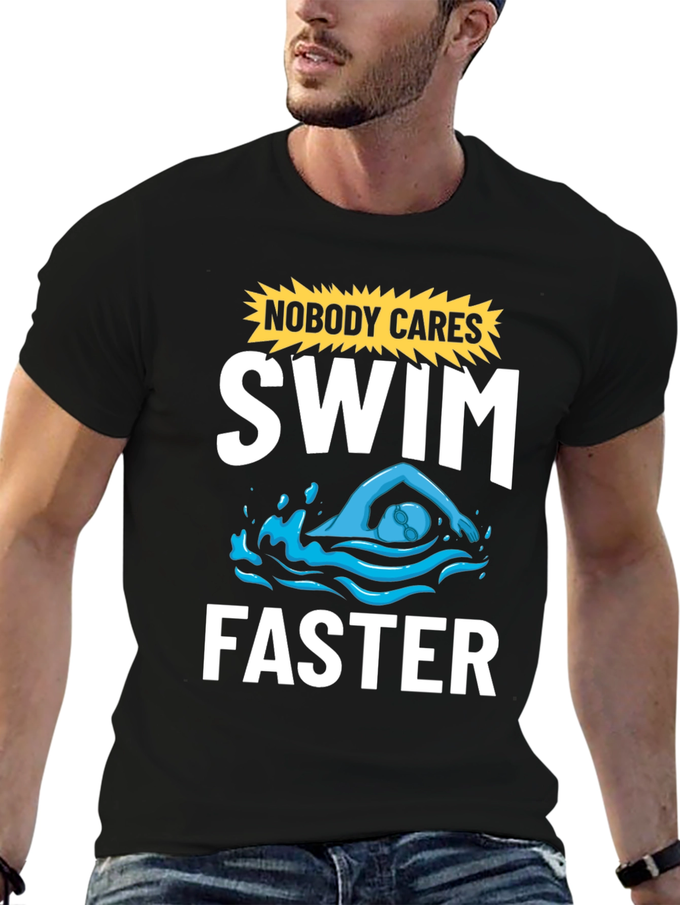 Swim Faster Graphic T-Shirt
