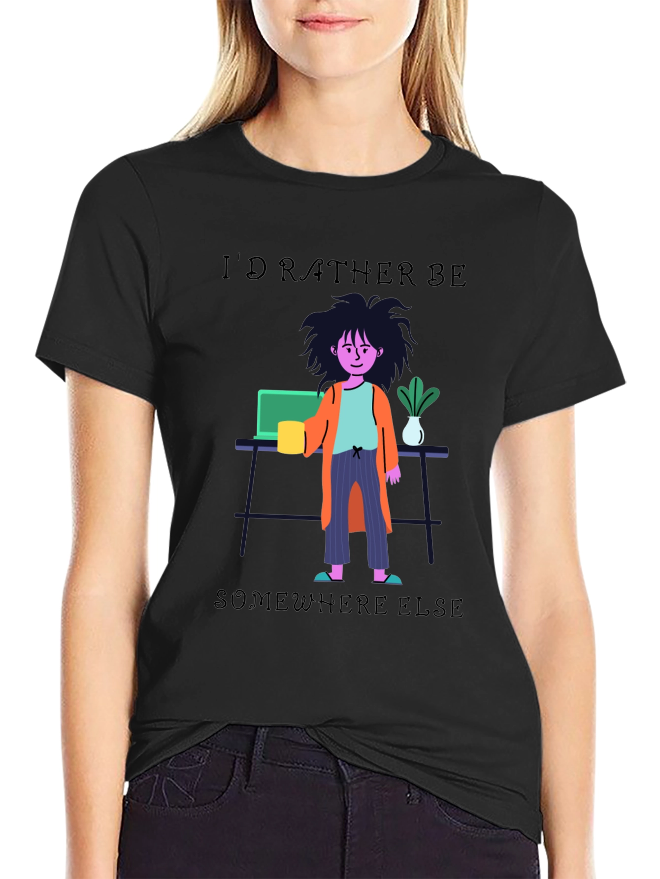 Id Rather Be Elsewhere T-Shirt