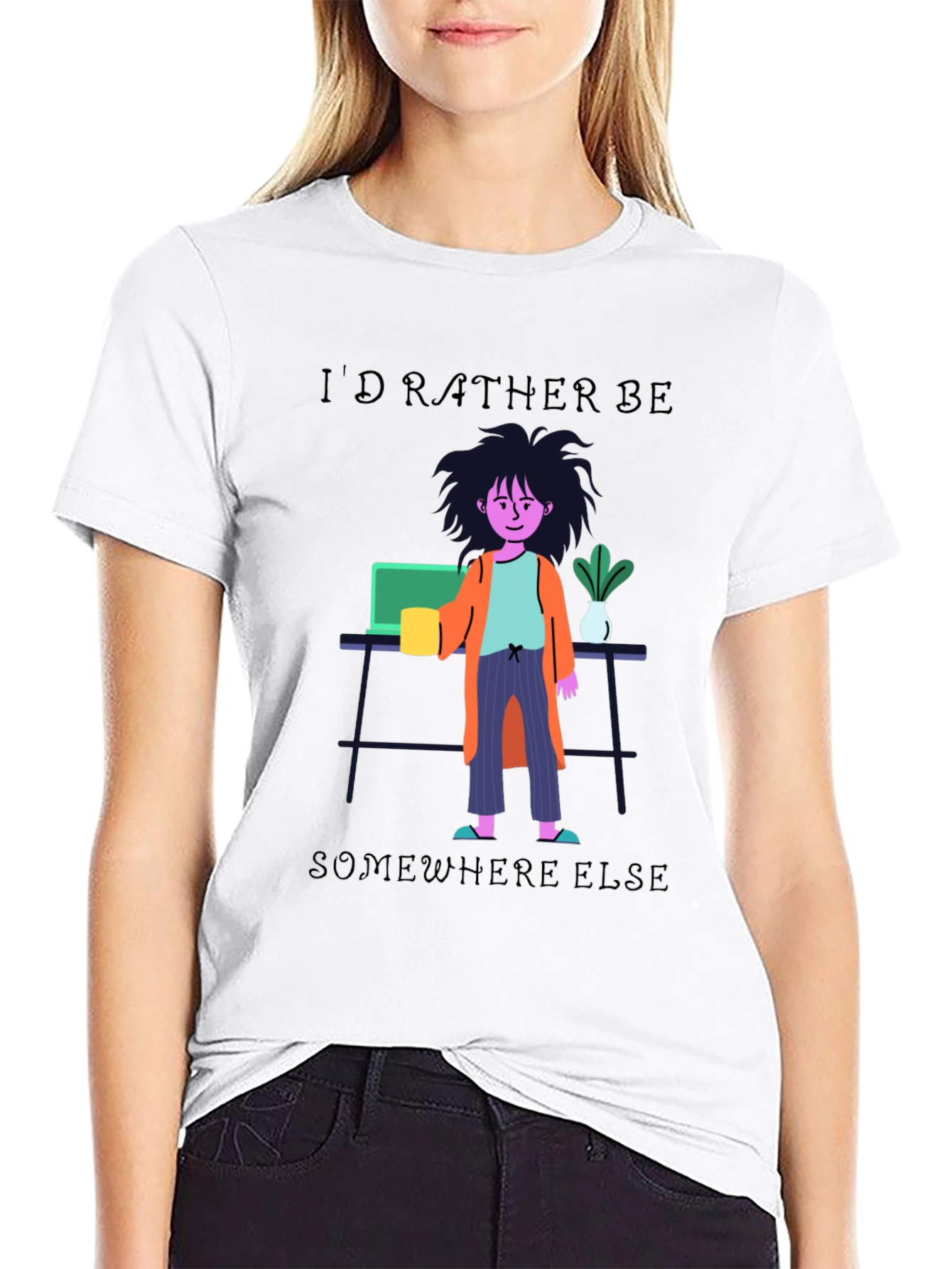 Id Rather Be Elsewhere T-Shirt