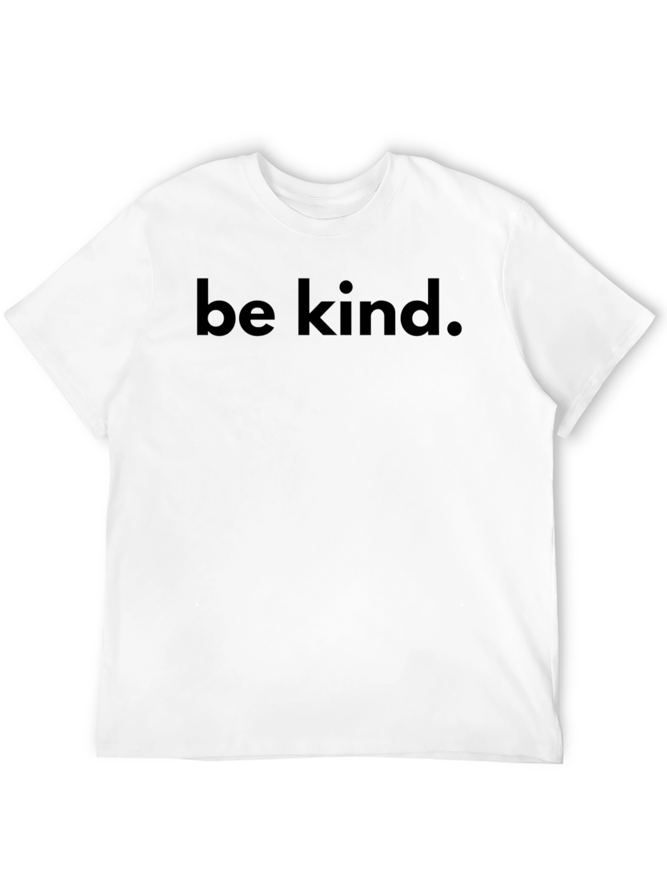 Be Kind T-Shirt - Black Crew Neck