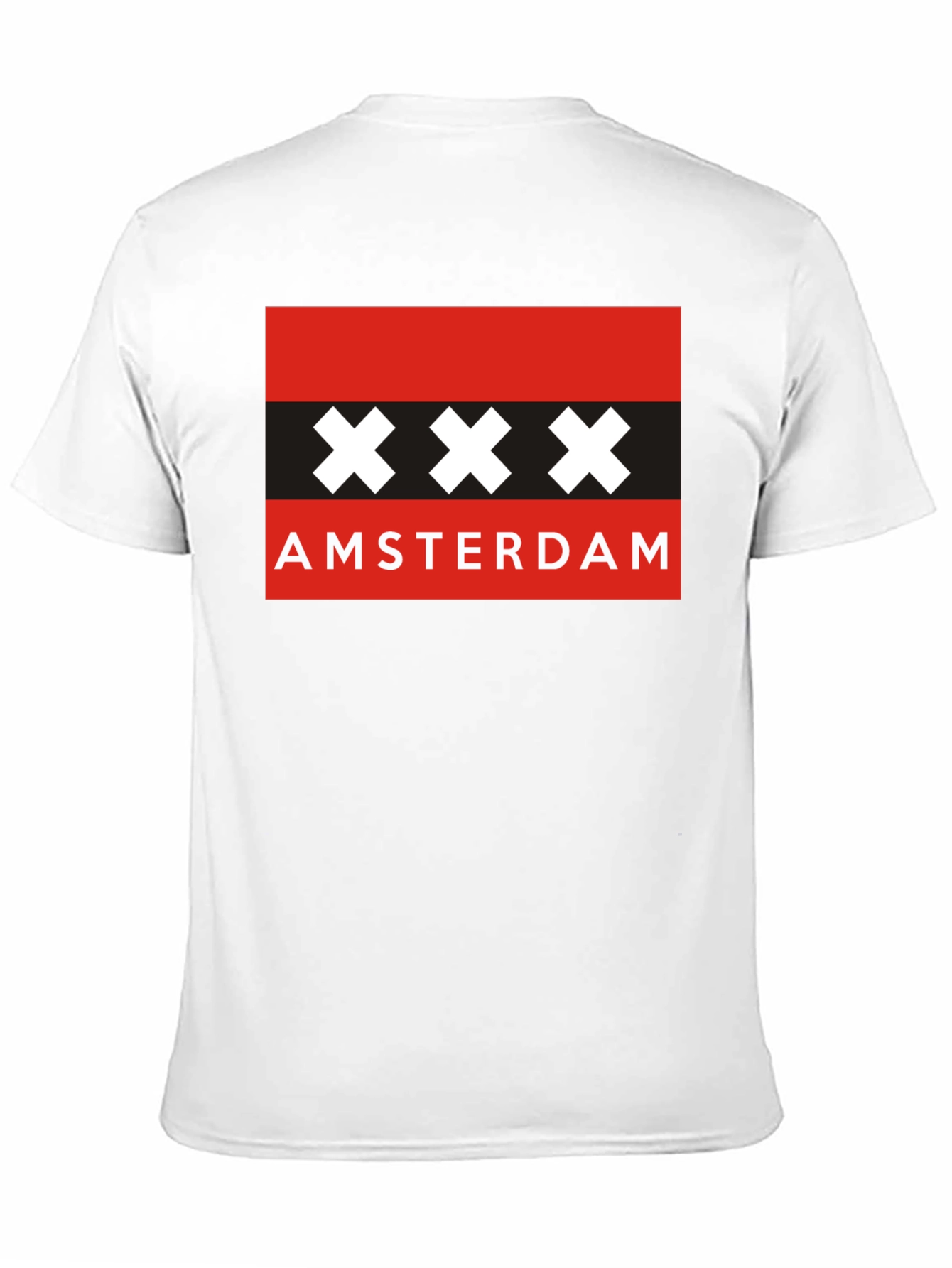 Amsterdam XXX T-Shirt - Black Cotton Tee