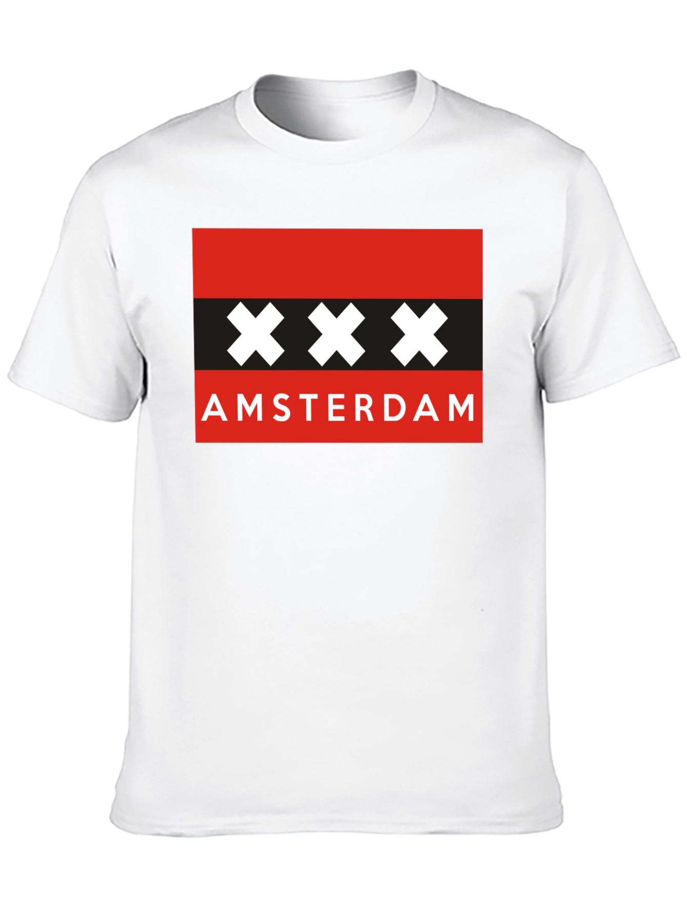 Amsterdam XXX T-Shirt - Black Cotton Tee