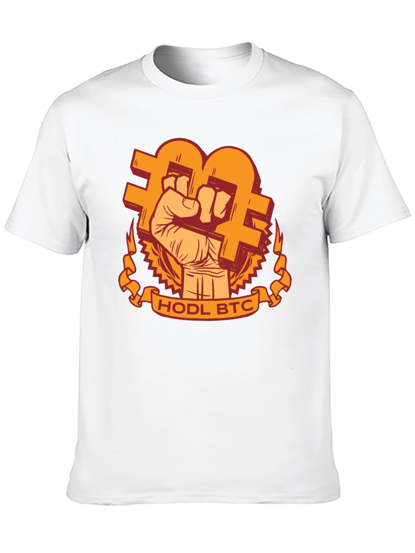 HODL BTC Graphic Tee - Crypto Bitcoin T-Shirt
