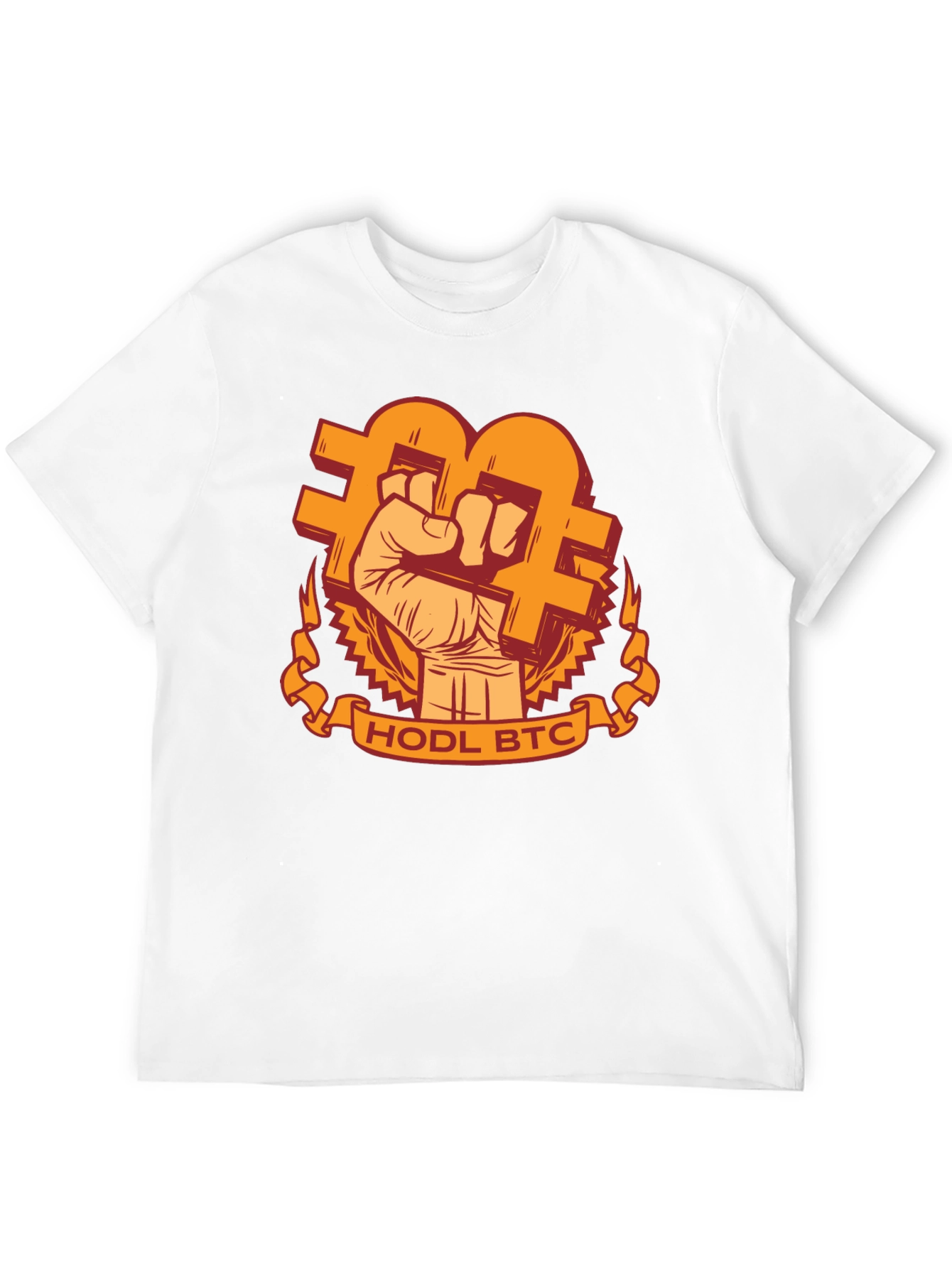 HODL BTC Graphic Tee - Crypto Bitcoin T-Shirt