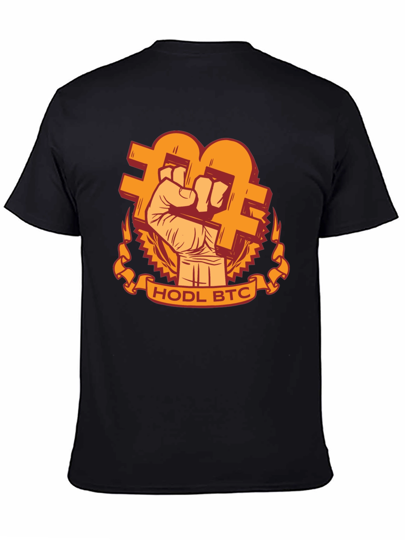 HODL BTC Graphic Tee - Crypto Bitcoin T-Shirt