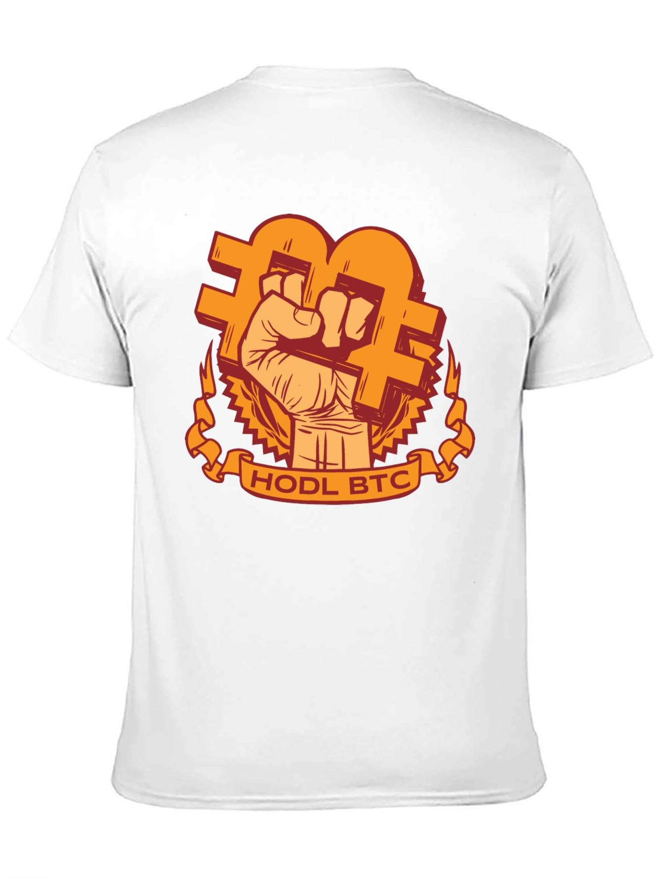 HODL BTC Graphic Tee - Crypto Bitcoin T-Shirt