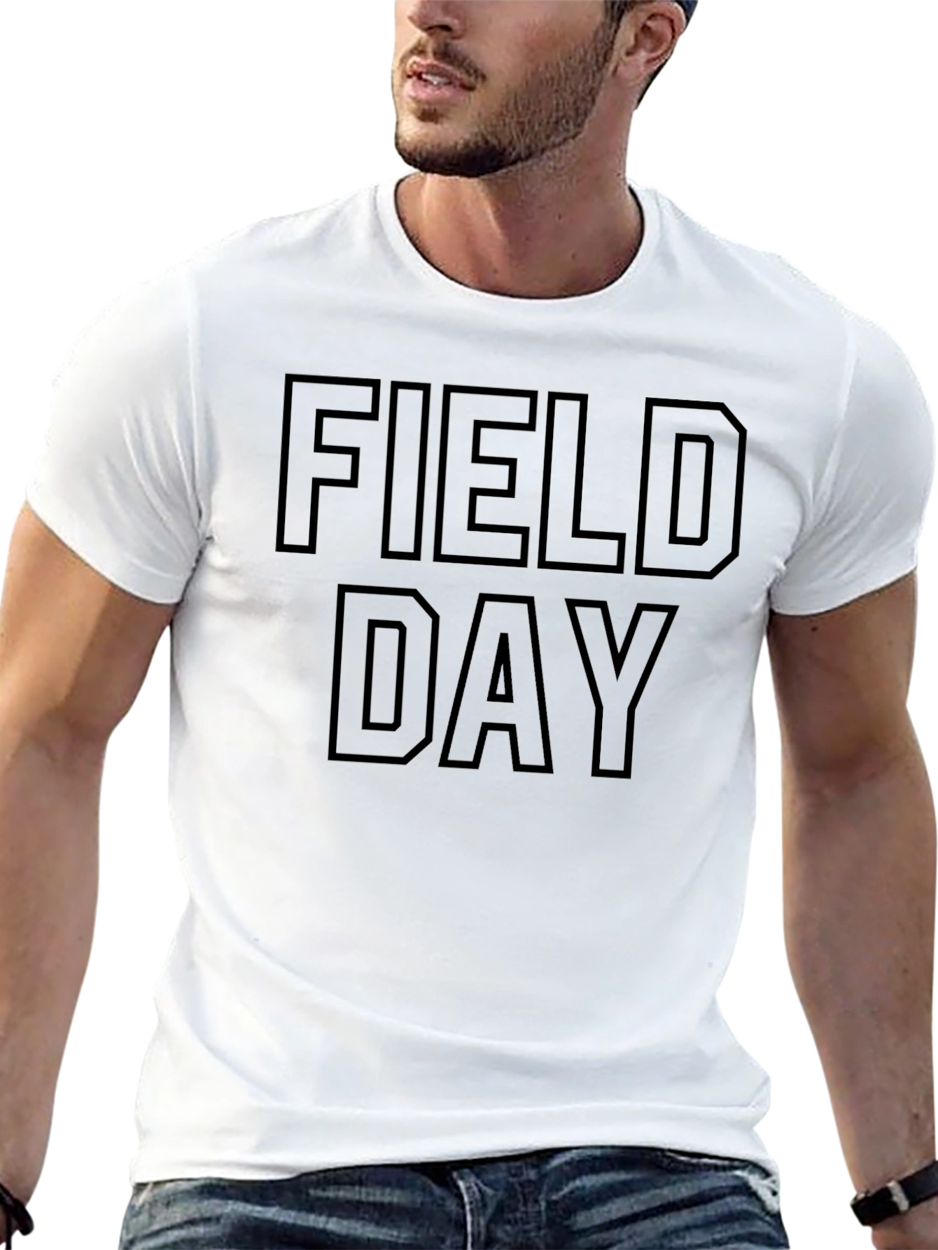 Field Day Black Graphic Tee