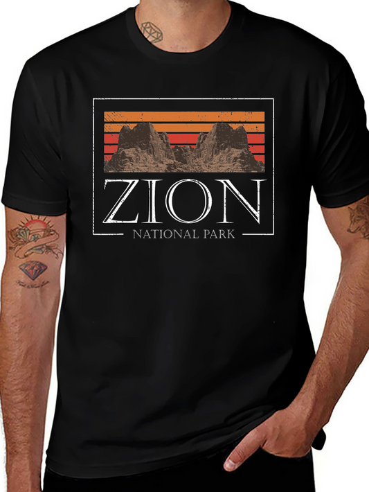 Zion National Park Graphic Tee - Vintage Style